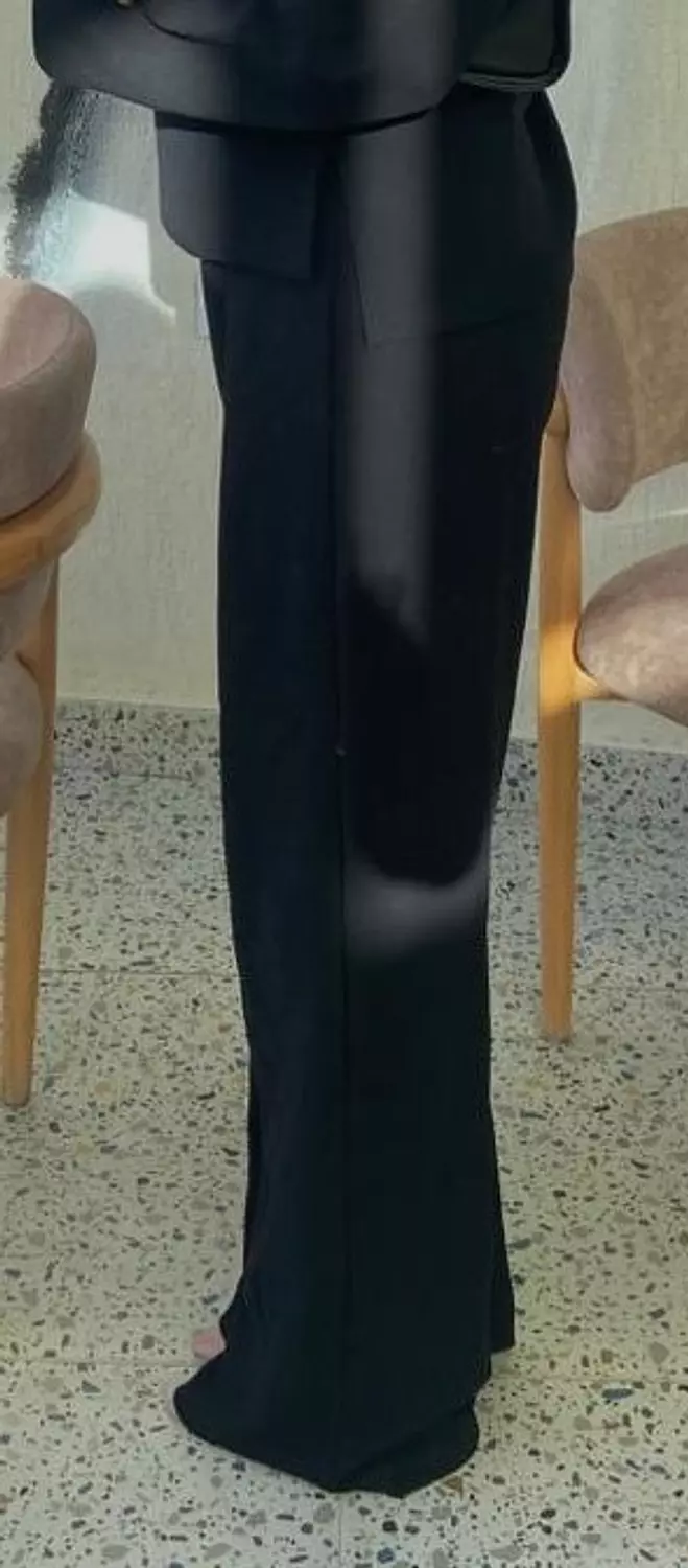 Ribbed Wide-Leg Pants 7