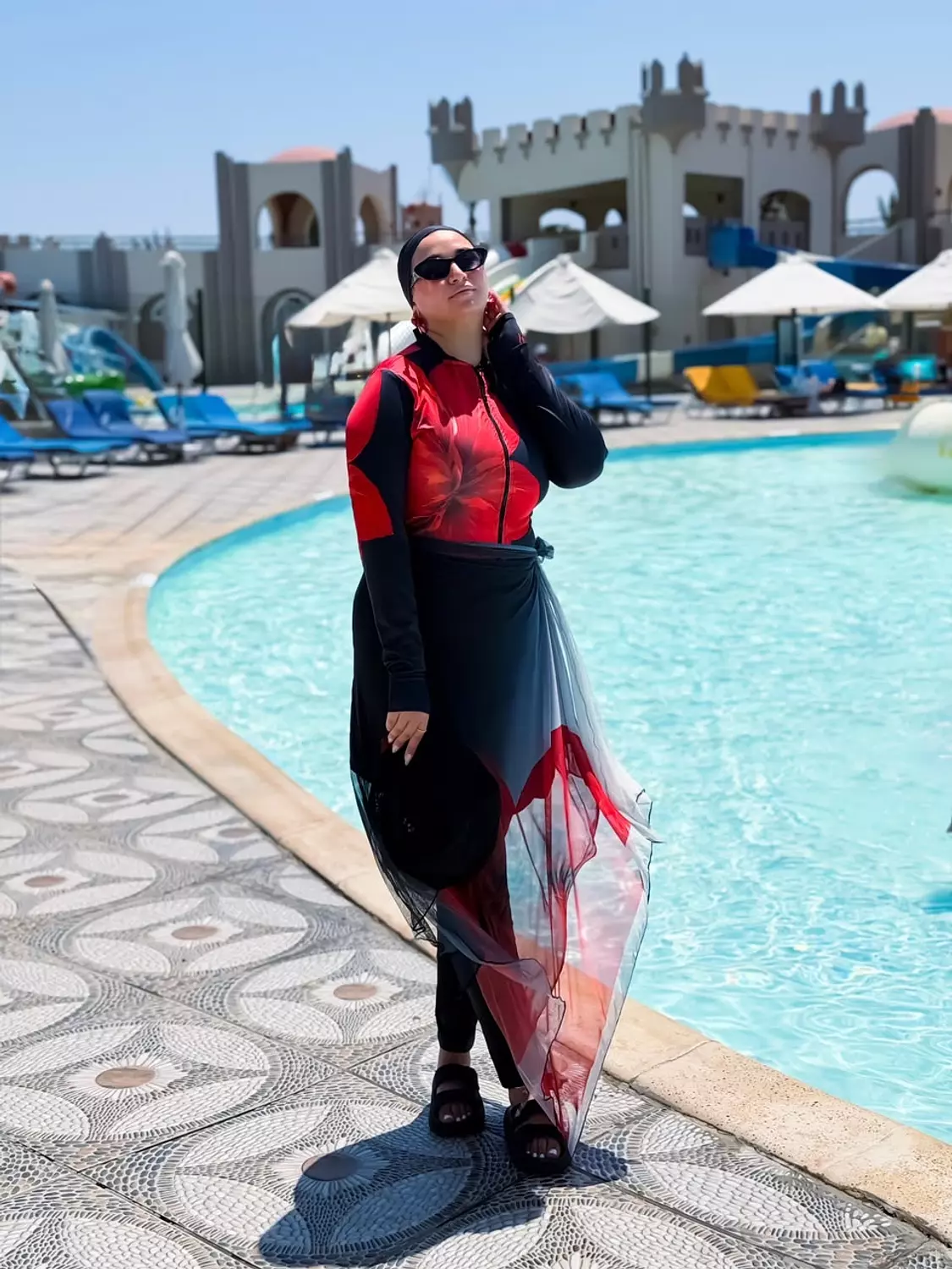 Noir Rouge burkini 9