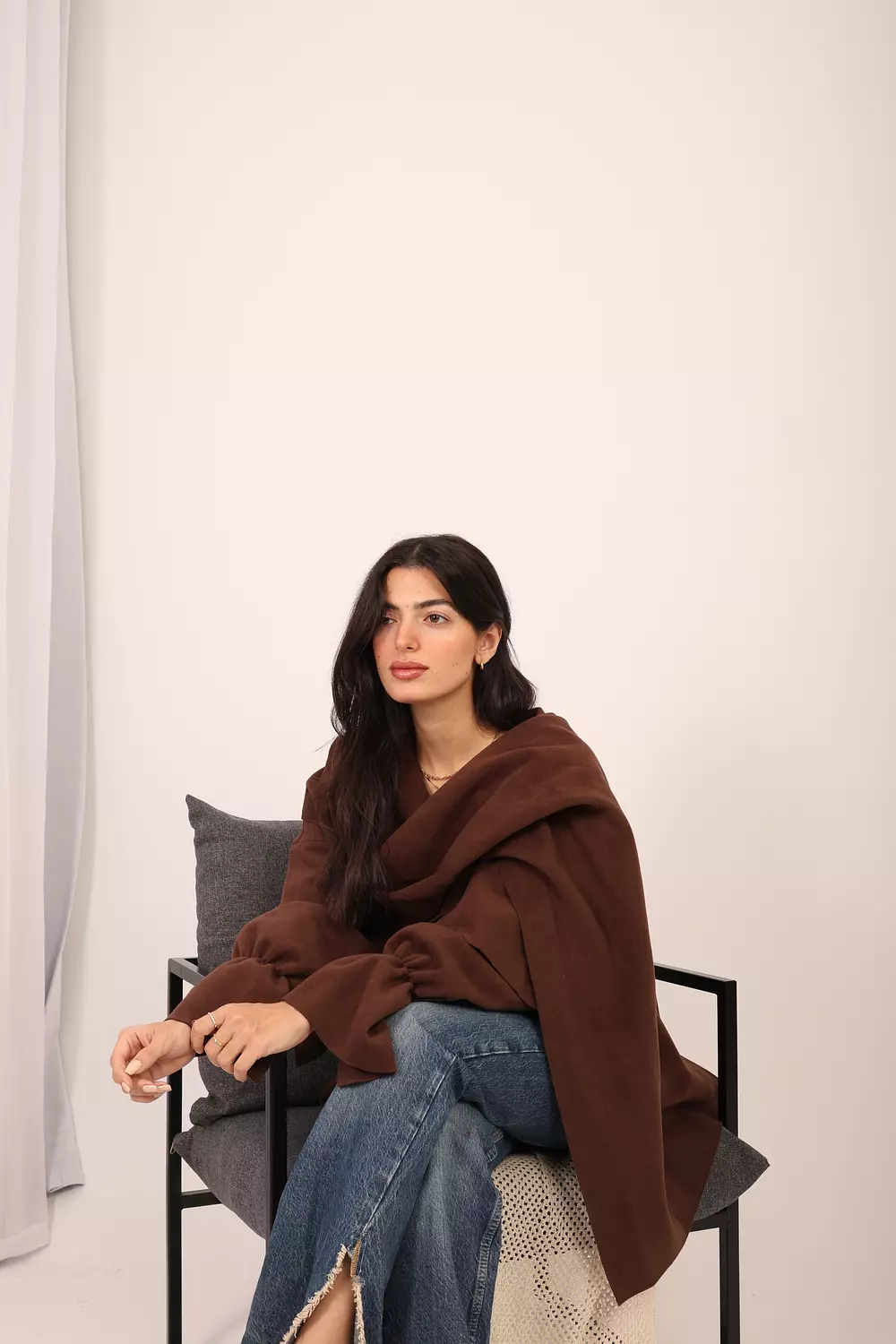 Mocha Scarf Jacket 6