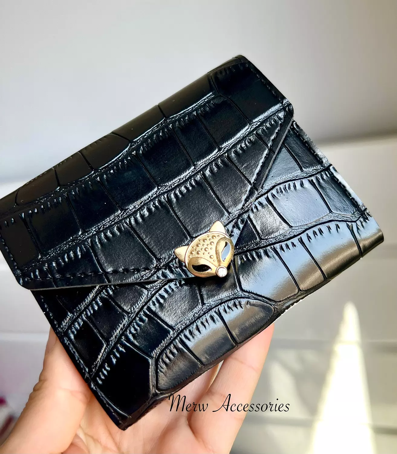Black owl wallet  image