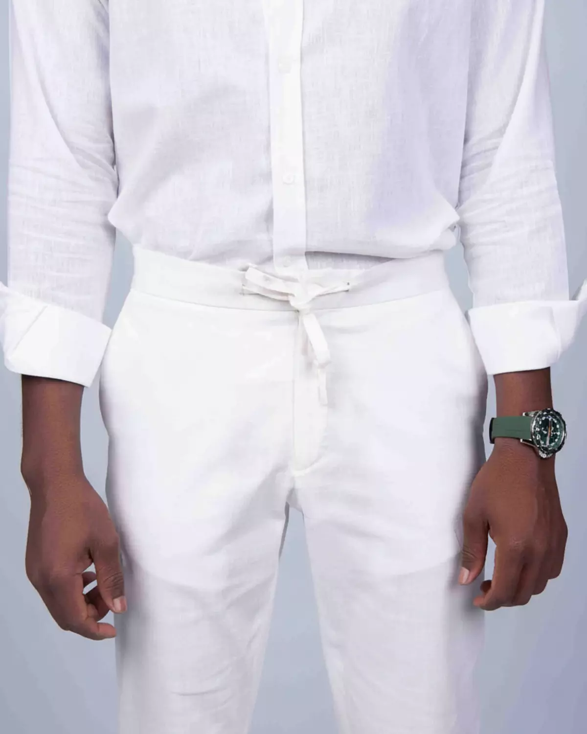 White linen pants  1
