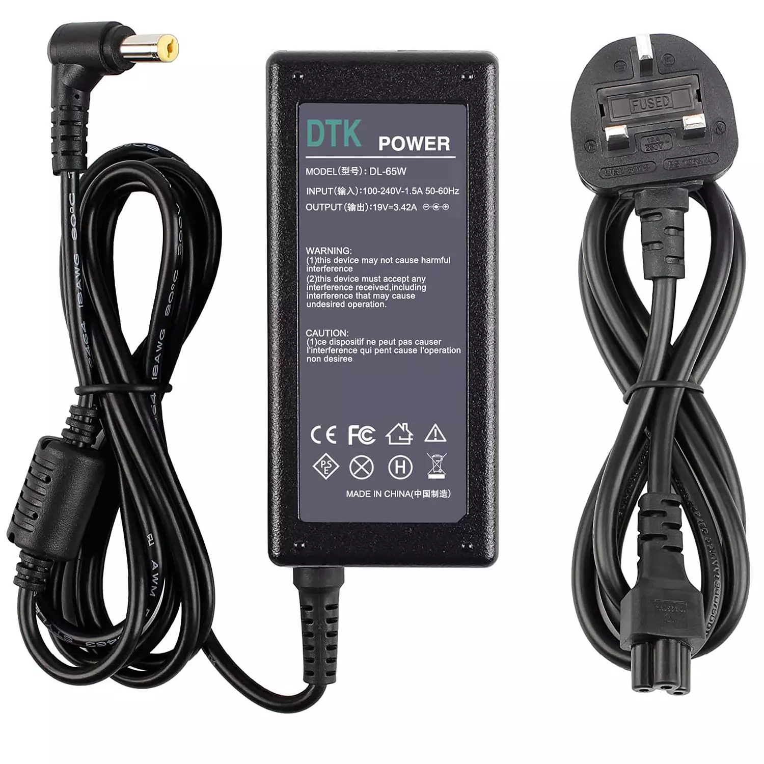 CHARGER AC 19V 3.42A 5.5*1.7 image