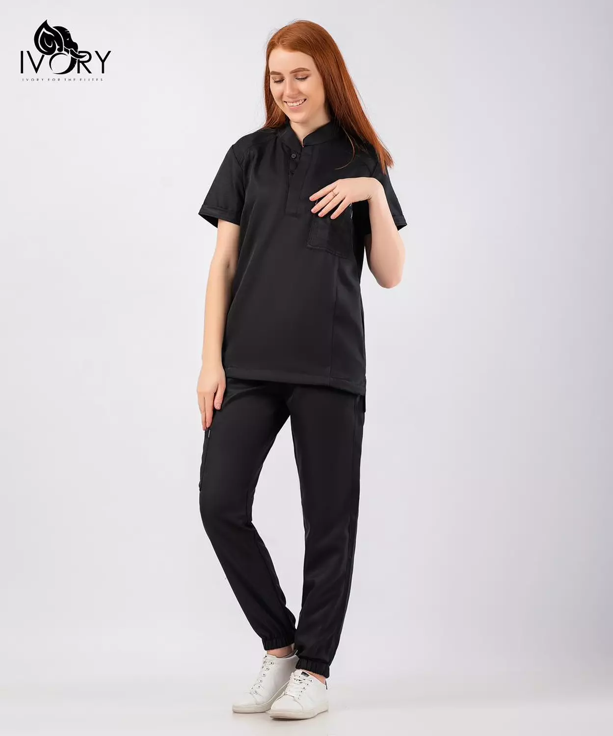 Unisex Half Collar Sweat Pants (Her) 4