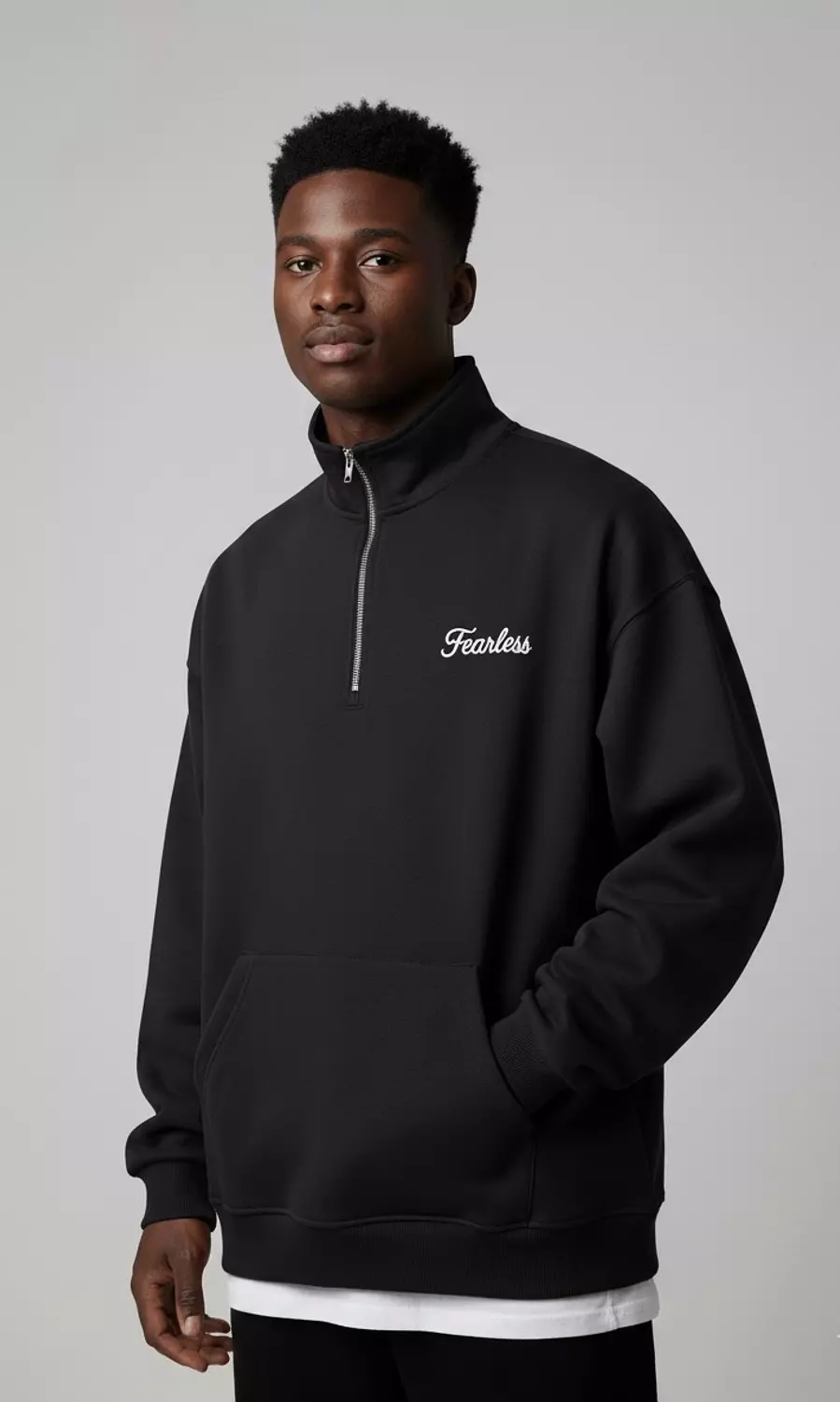 Fearless Quarter Zipper _ Burgundy 2