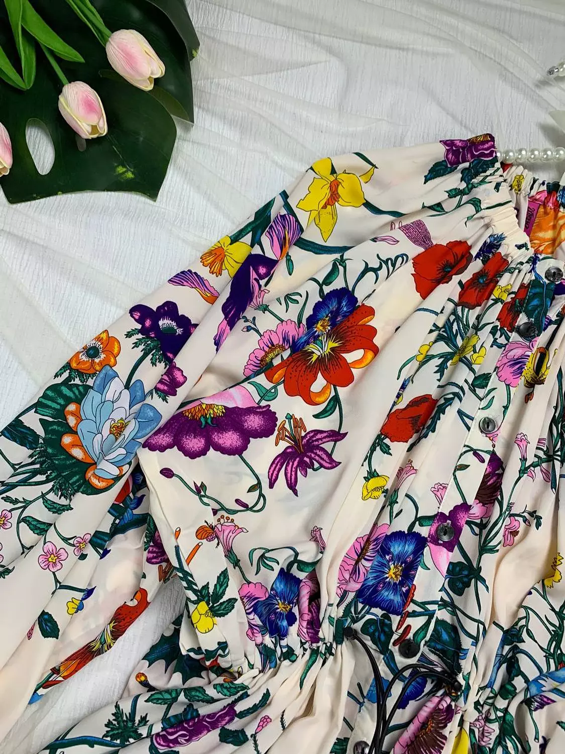 Oversized floral belted dress from Splash   Xs fit to 60k  S to 70k   2