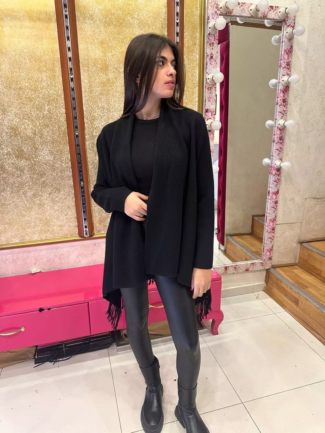 Fiesta Fringe Cardigan black  image