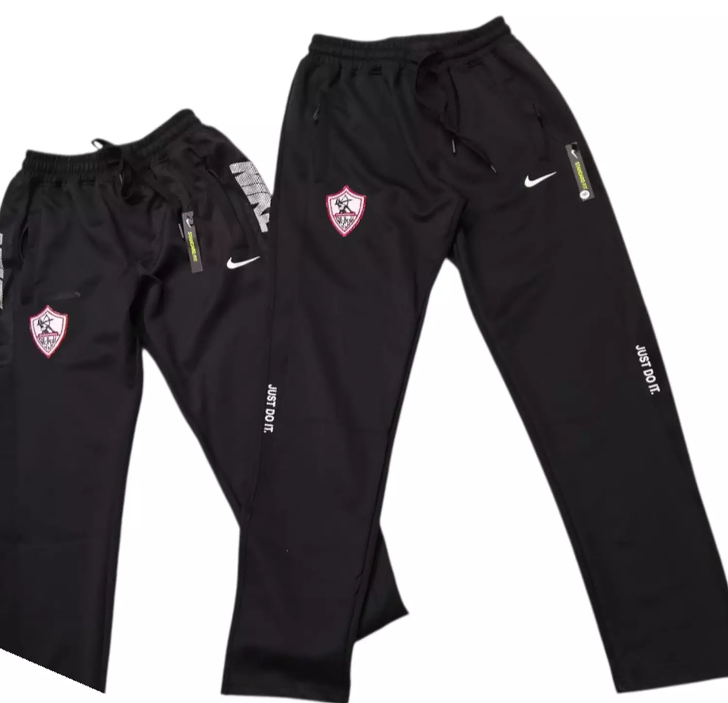 Black flat pants image