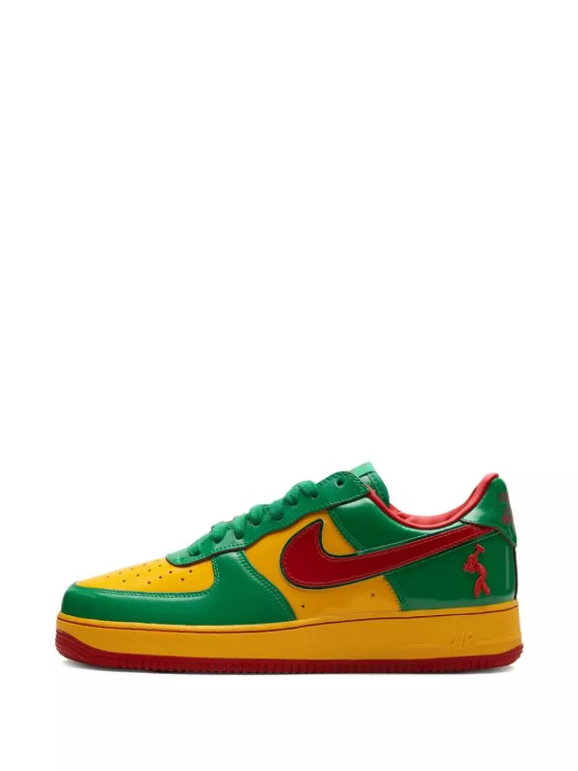 Nike x Lil Yachty Concrete Boys Air Force 1 Low "Lucky Green/Mystic Red" 4