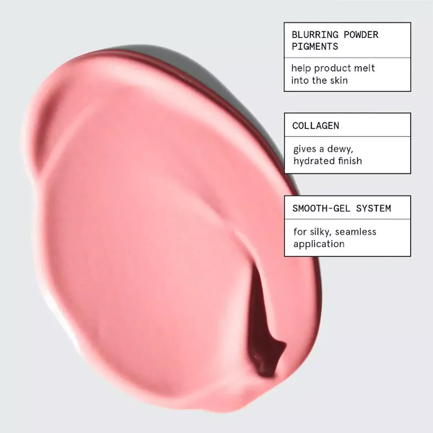 Glossier Cloud Paint Gel Cream Blush Color: Puff - light cool pink 1