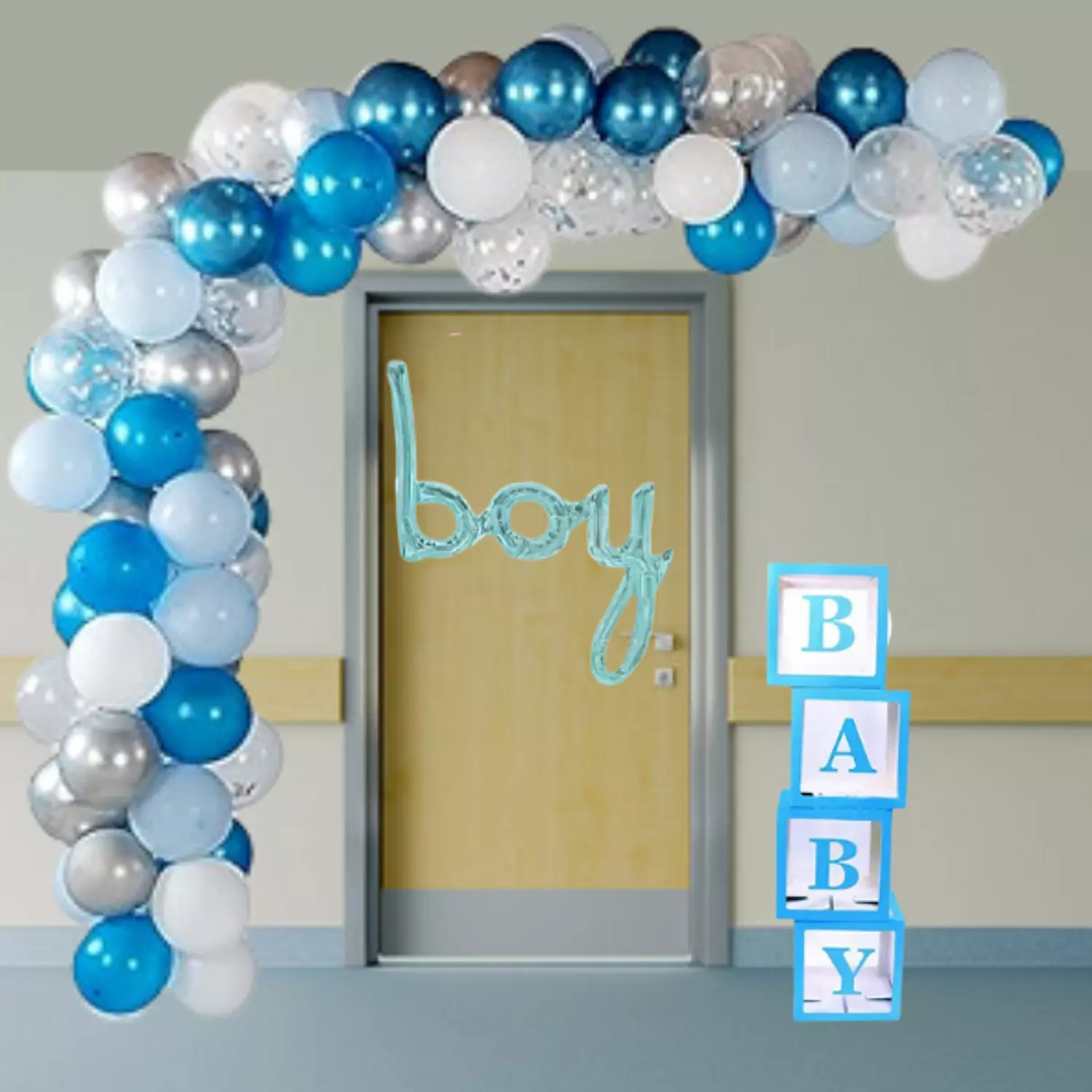 Boy Hospital Decoration Setup