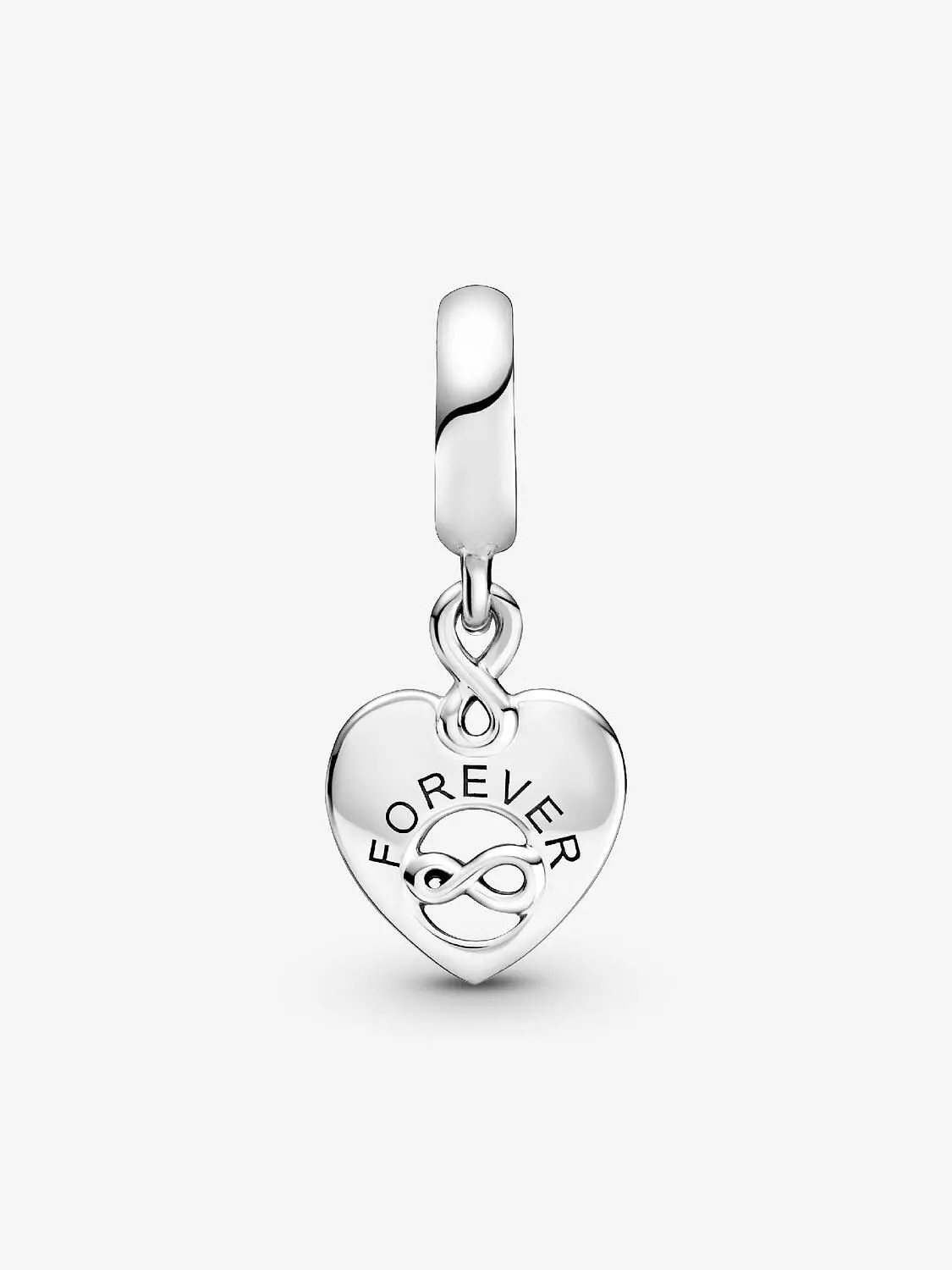 Friends Forever Heart Dangle Charm Sterling silver 1