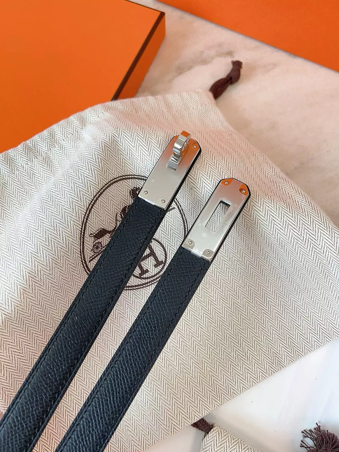 Hermes Belt Black hover image