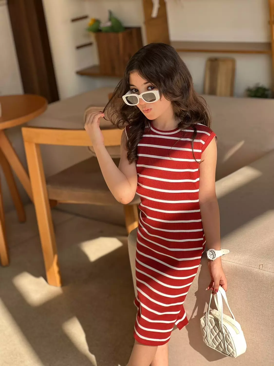 Striped Summer Dress 8