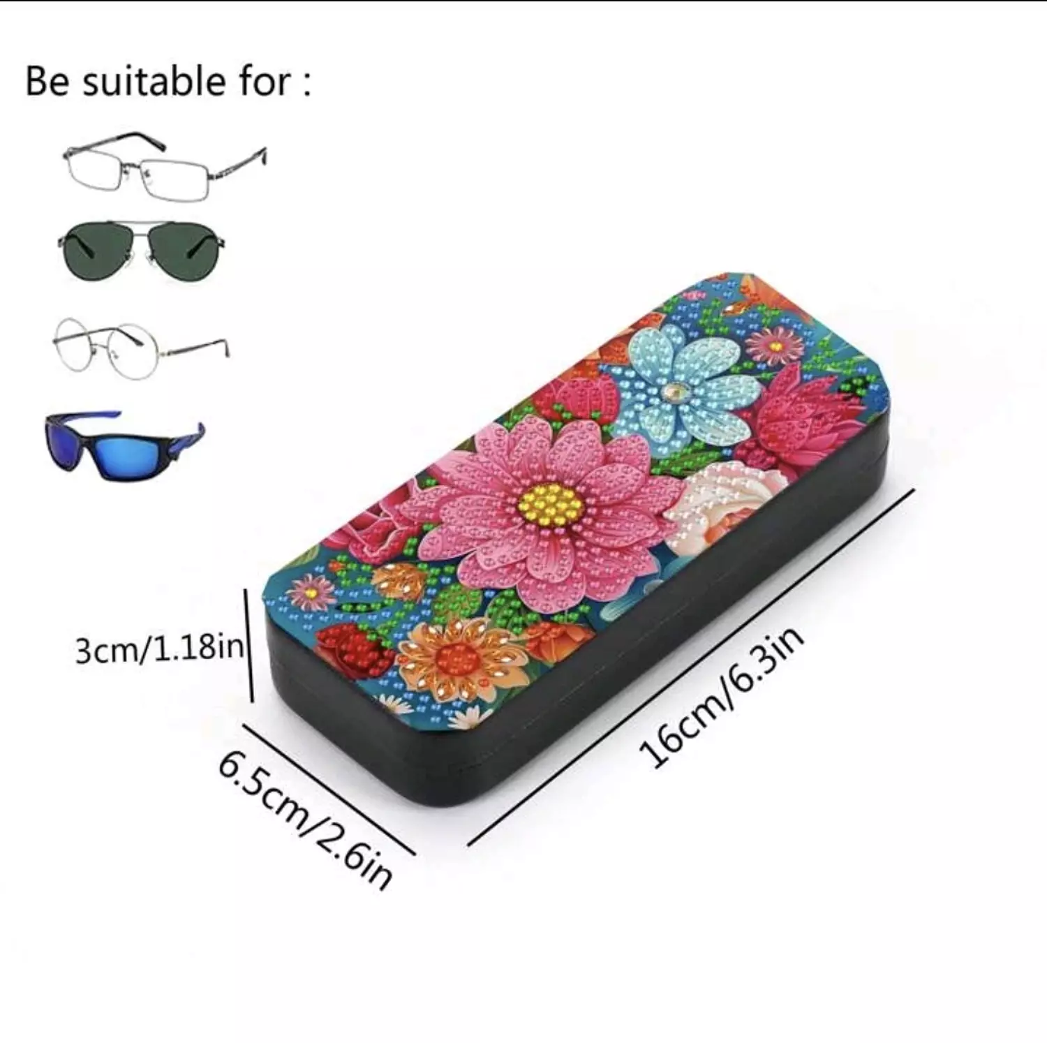 Diamond Painting- Glasses Case 2