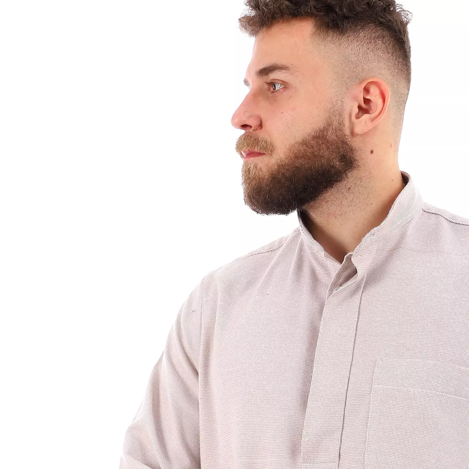 Shorto Men's Kastoor Galabeya  - 2348 - Light Beige 3