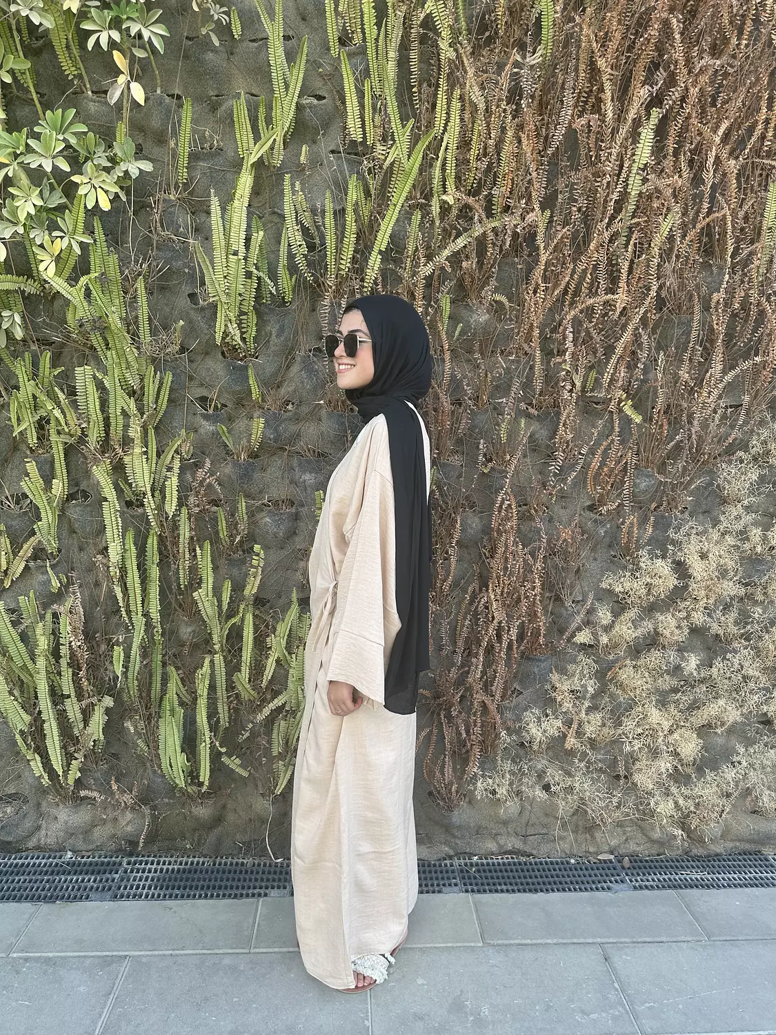 Nature Wrapped Dress -Beige  5