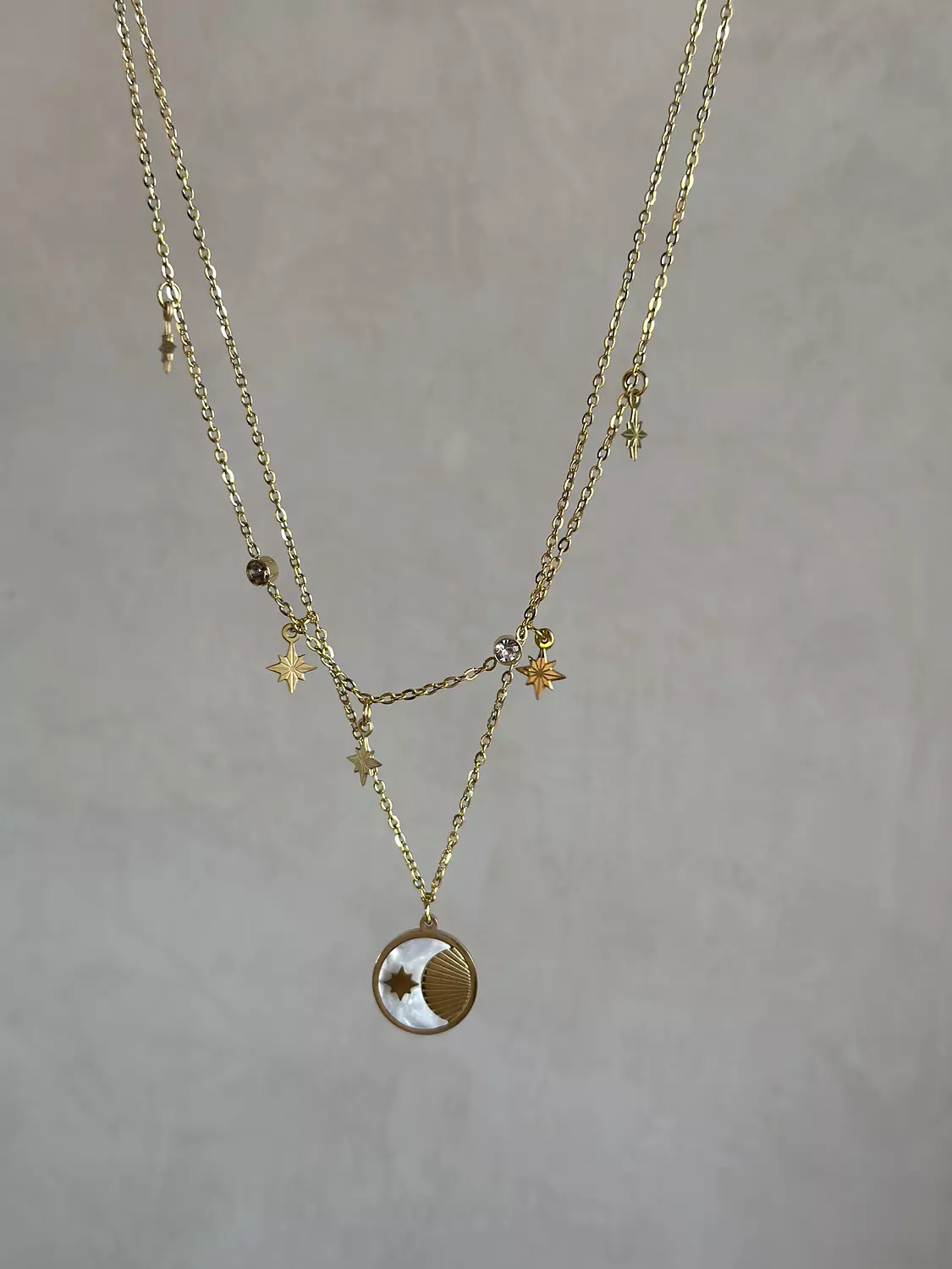Starbrust layers Necklace  image