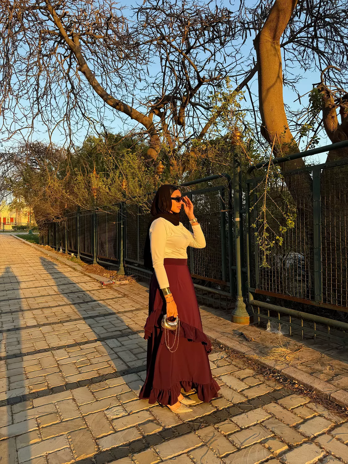 Ruffle Maxi Skirt – Elegant Modest Style 4