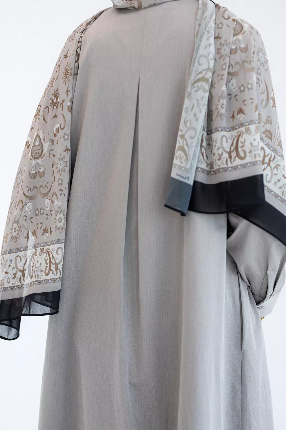 Gray Abaya Dress 3