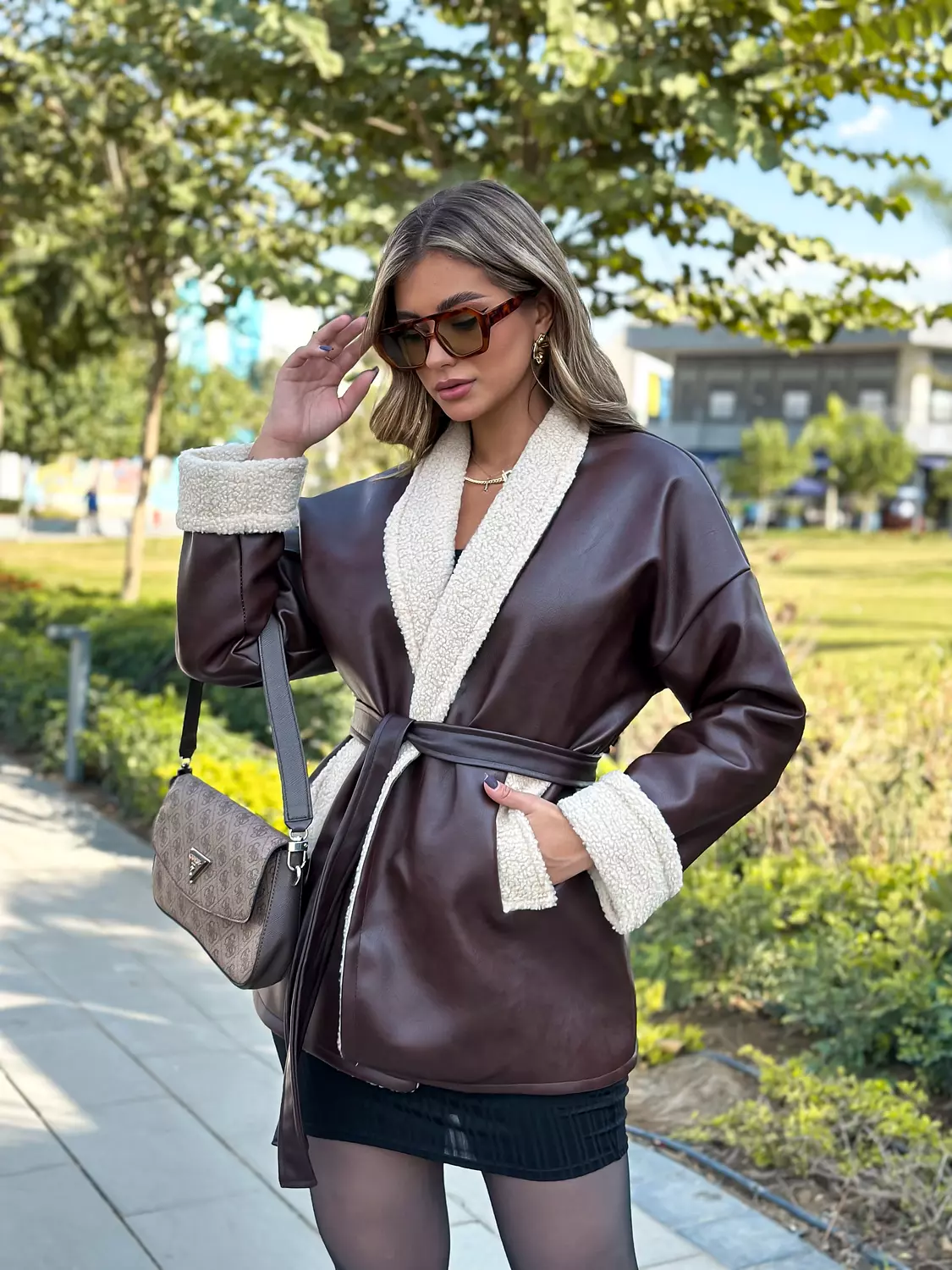 Teddy leather jacket  2