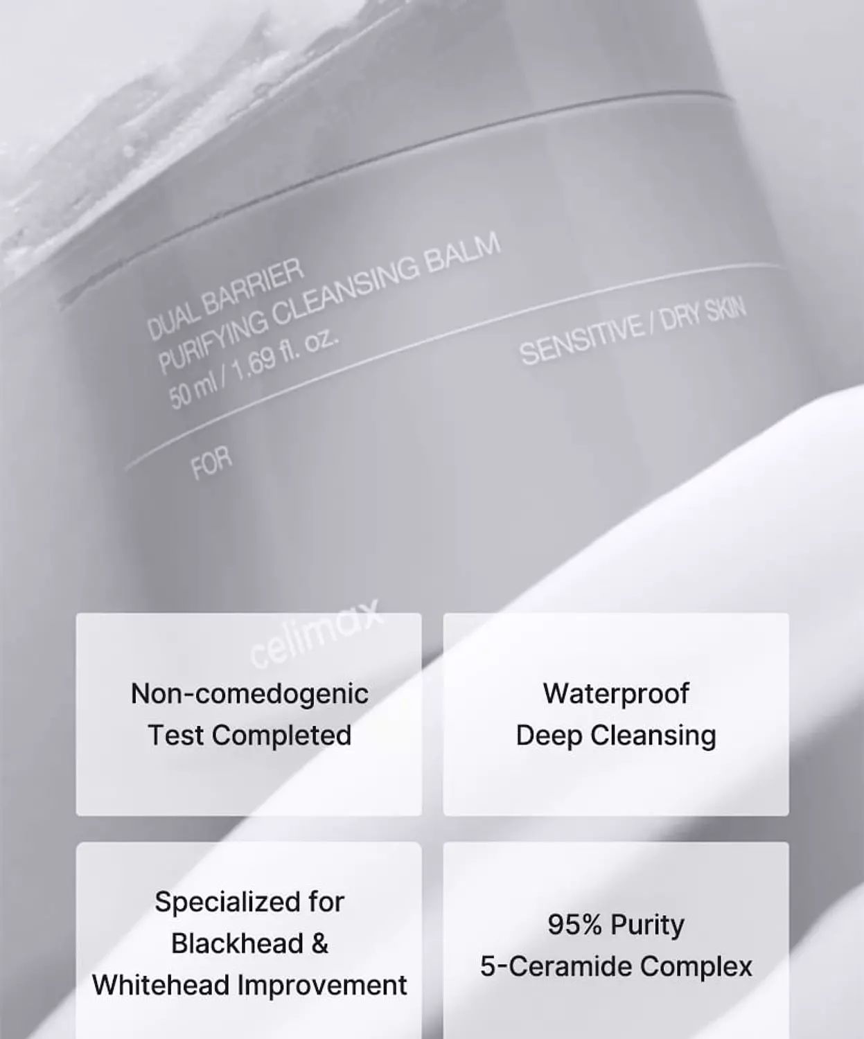 celimax - Dual Barrier Purifying Cleansing Balm 2