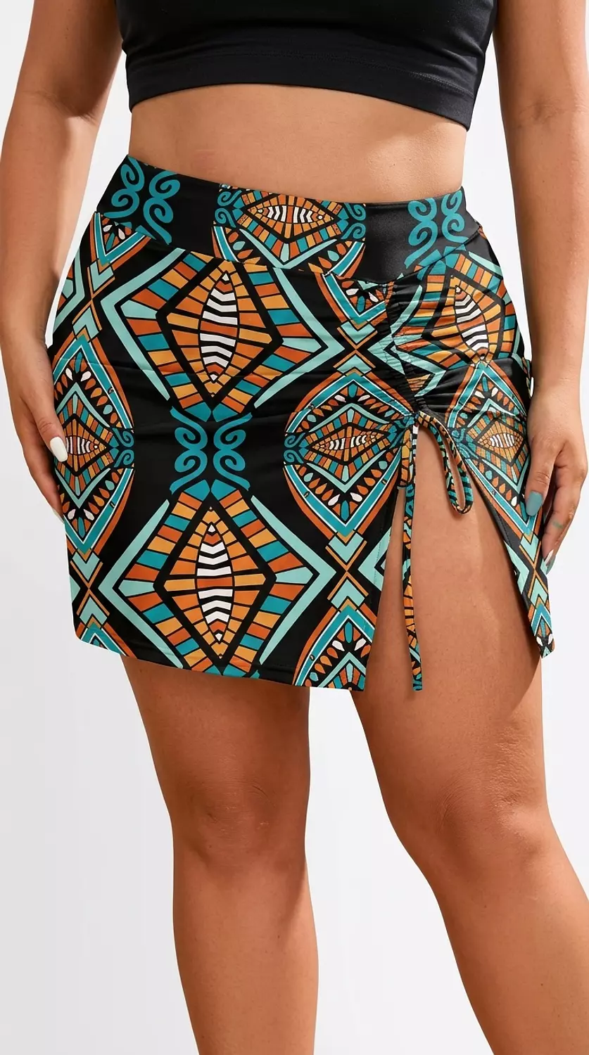 Mosaic Slit skirt   hover image