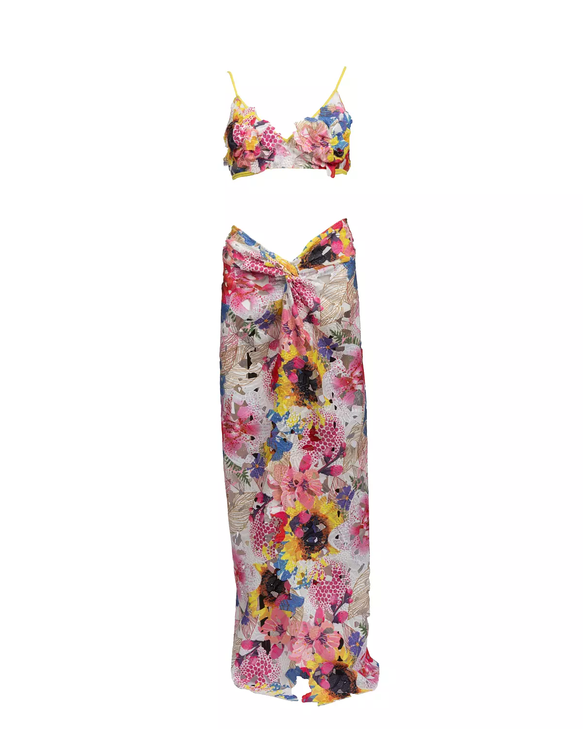 Vibrant Guipure Set image