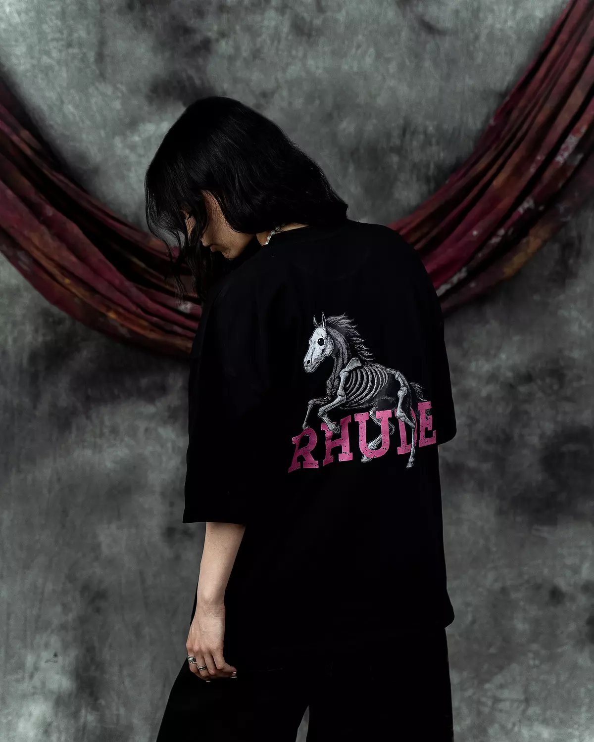 VOID RUNNER Oversized T-Shirt 1