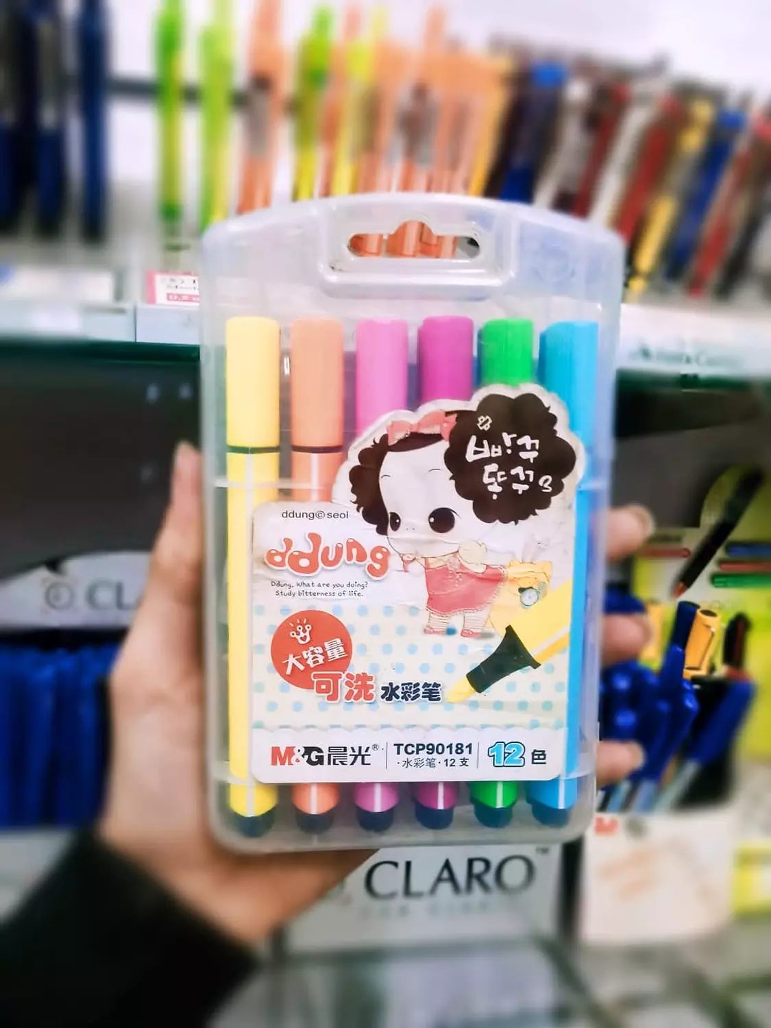 طقم الوان فلوماستر جامبو 12 /48 لون M&G Jumbo Flomaster Color Set 12 / 48 Colors M&G image