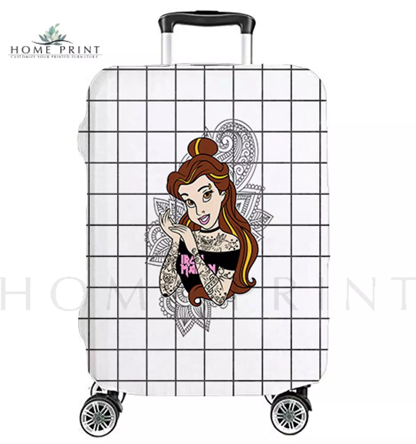 Suitcase Lycra Cover - Disney Princess
