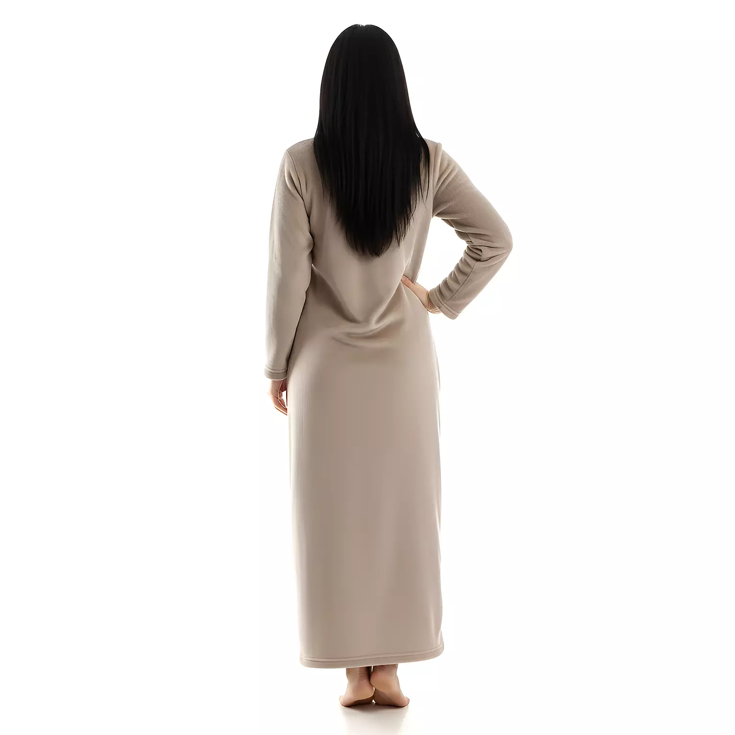 Shorto Nightgown Fleece - 2570 - Light Grey 4