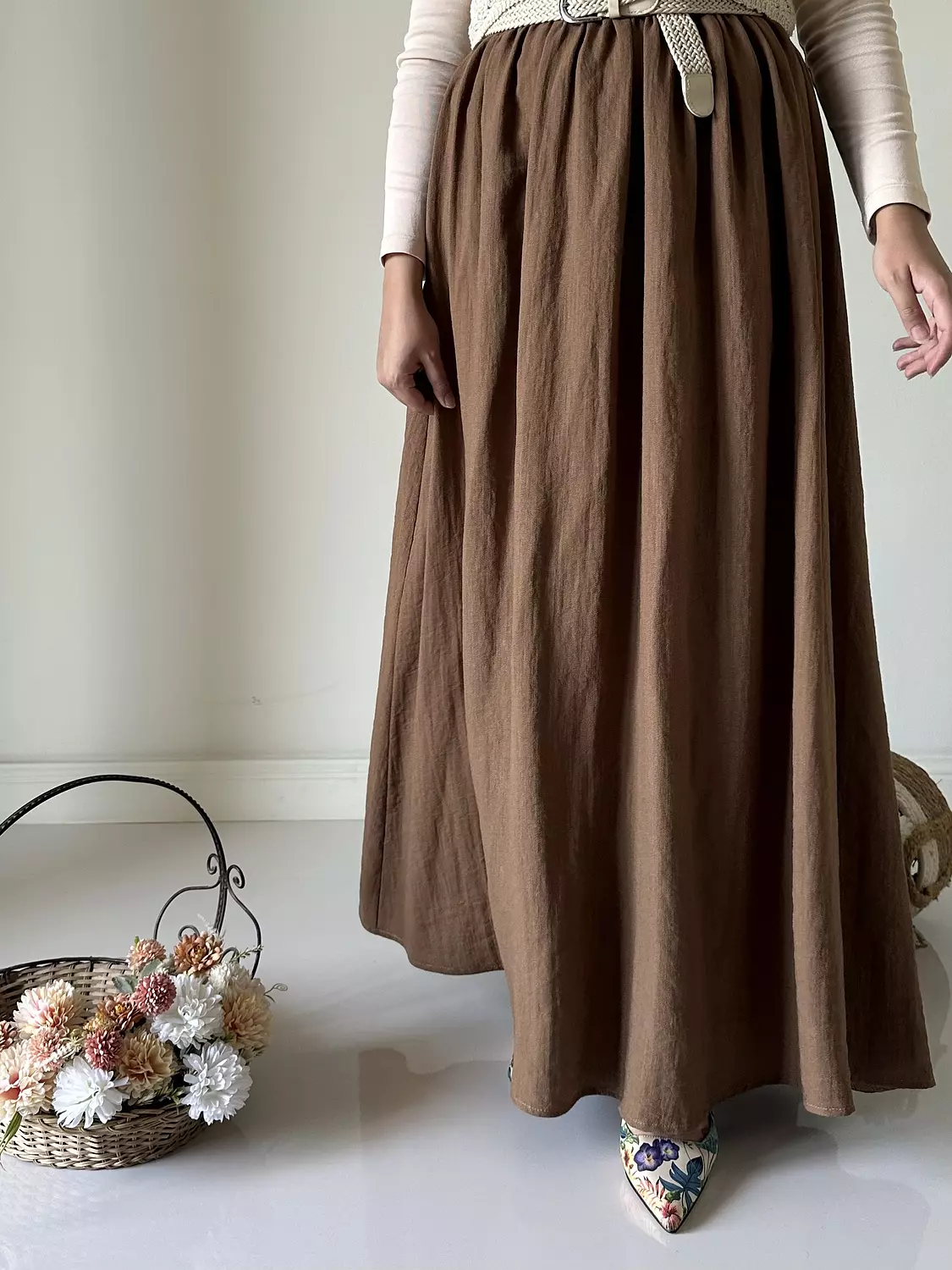 Closh linen skirt  8