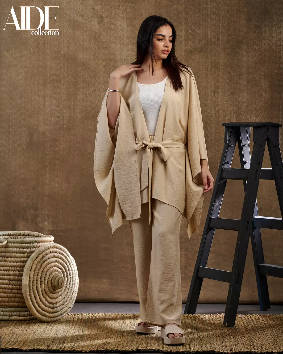 Linen butterfly Suit 2