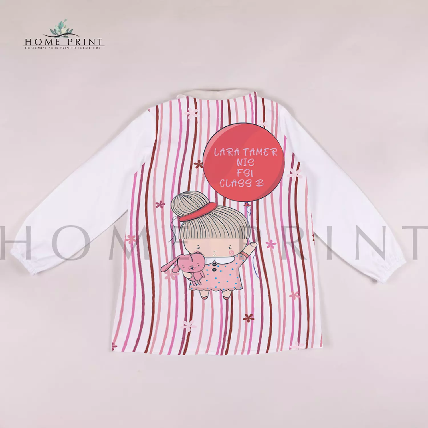 Waterproof kids apron - Multi Colors Pattern   image