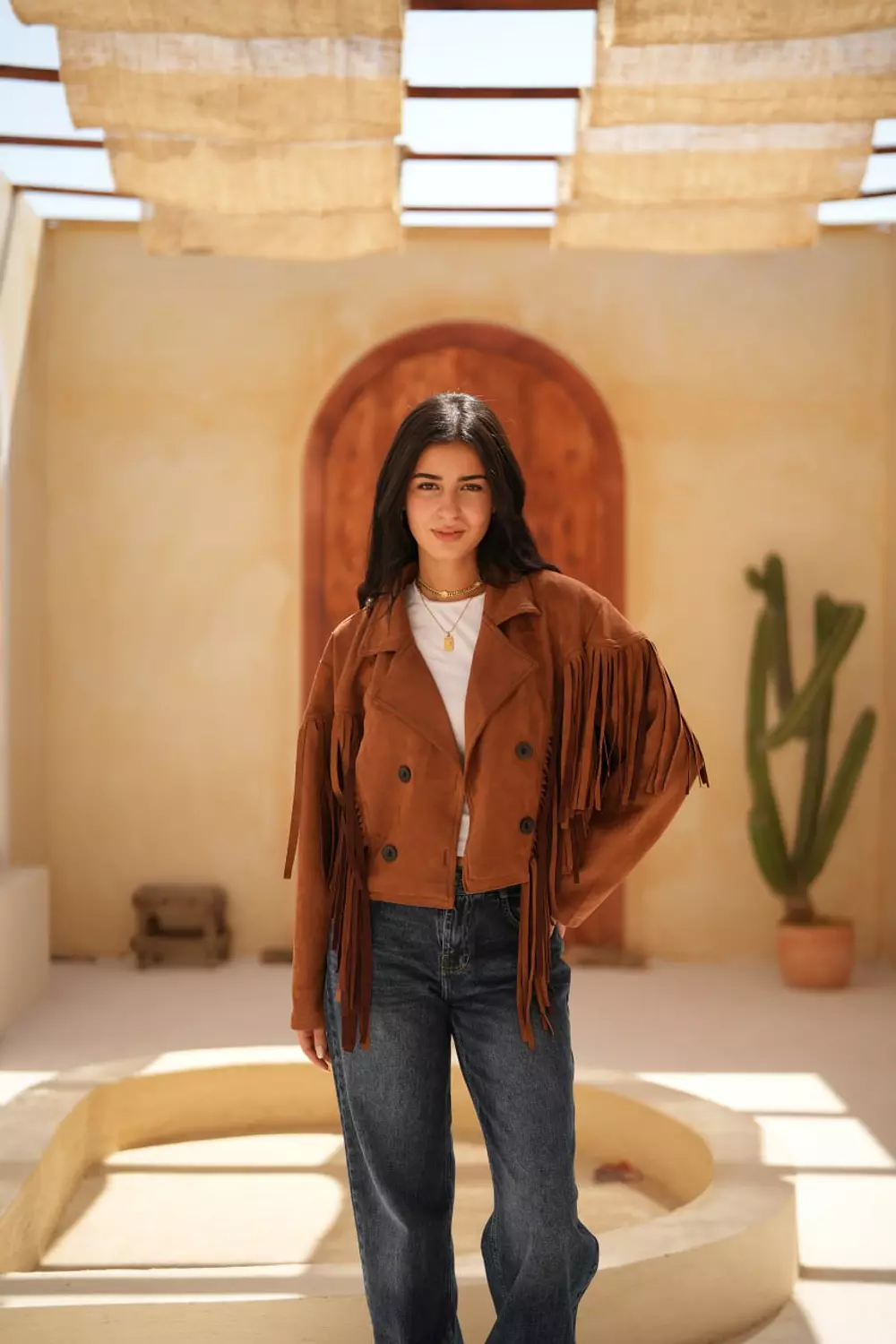 Fringes Suede Blazer  8