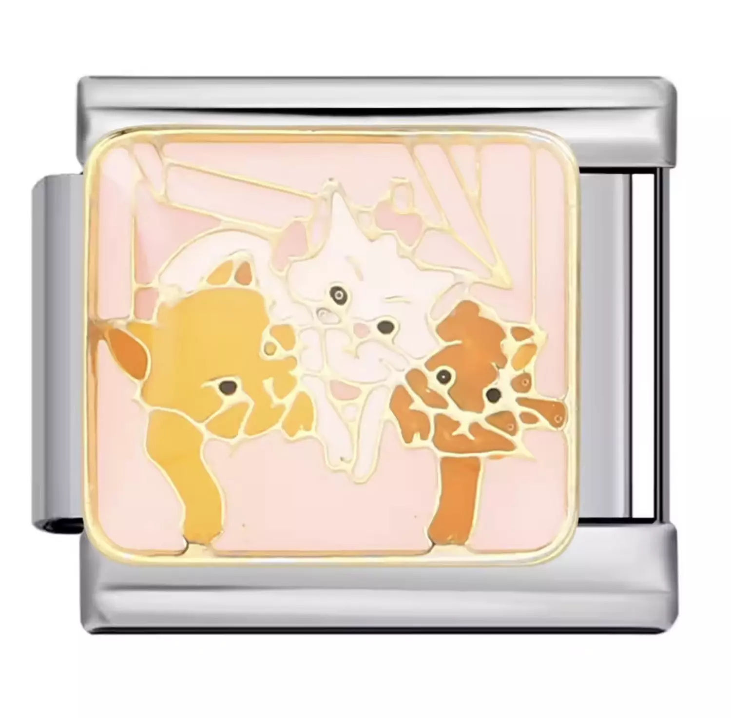 3 kittens charm  image