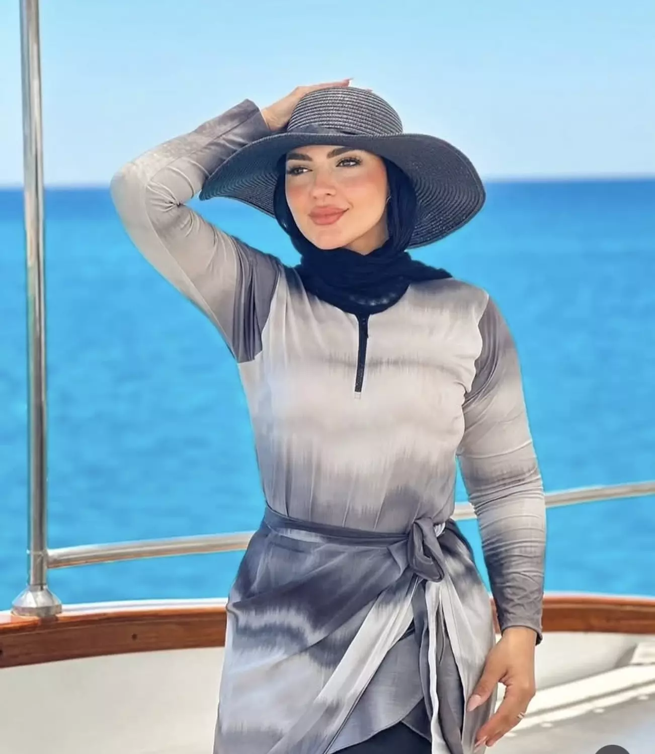 Gray degrade burkini  7