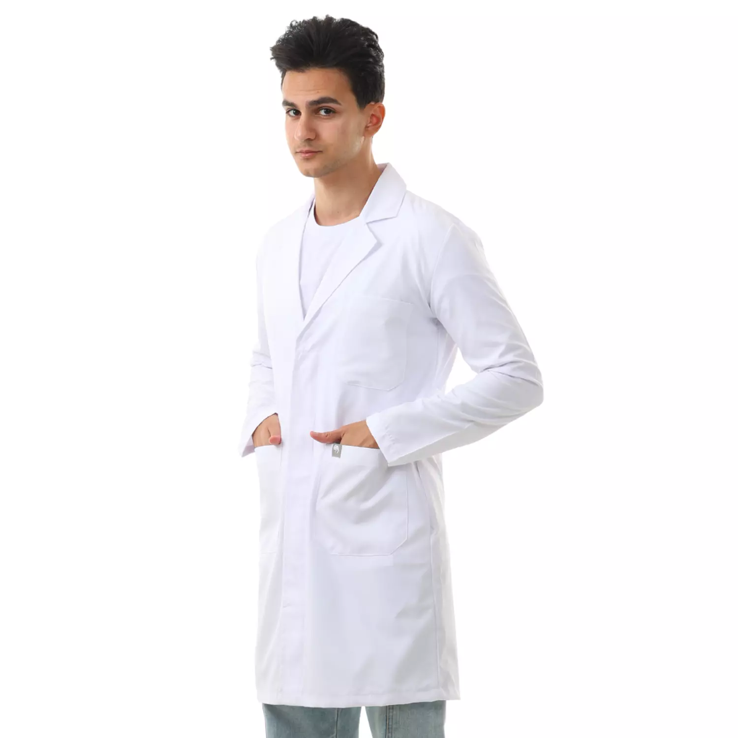 White Prime Lab Coat Long 2