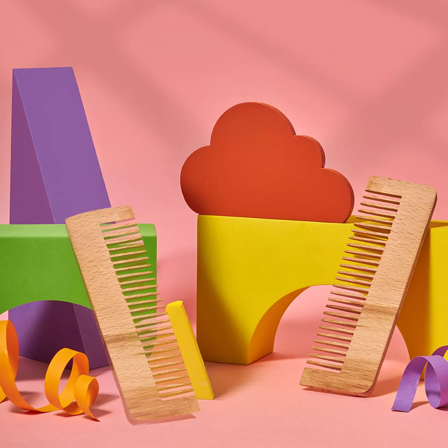 Wooden comb image