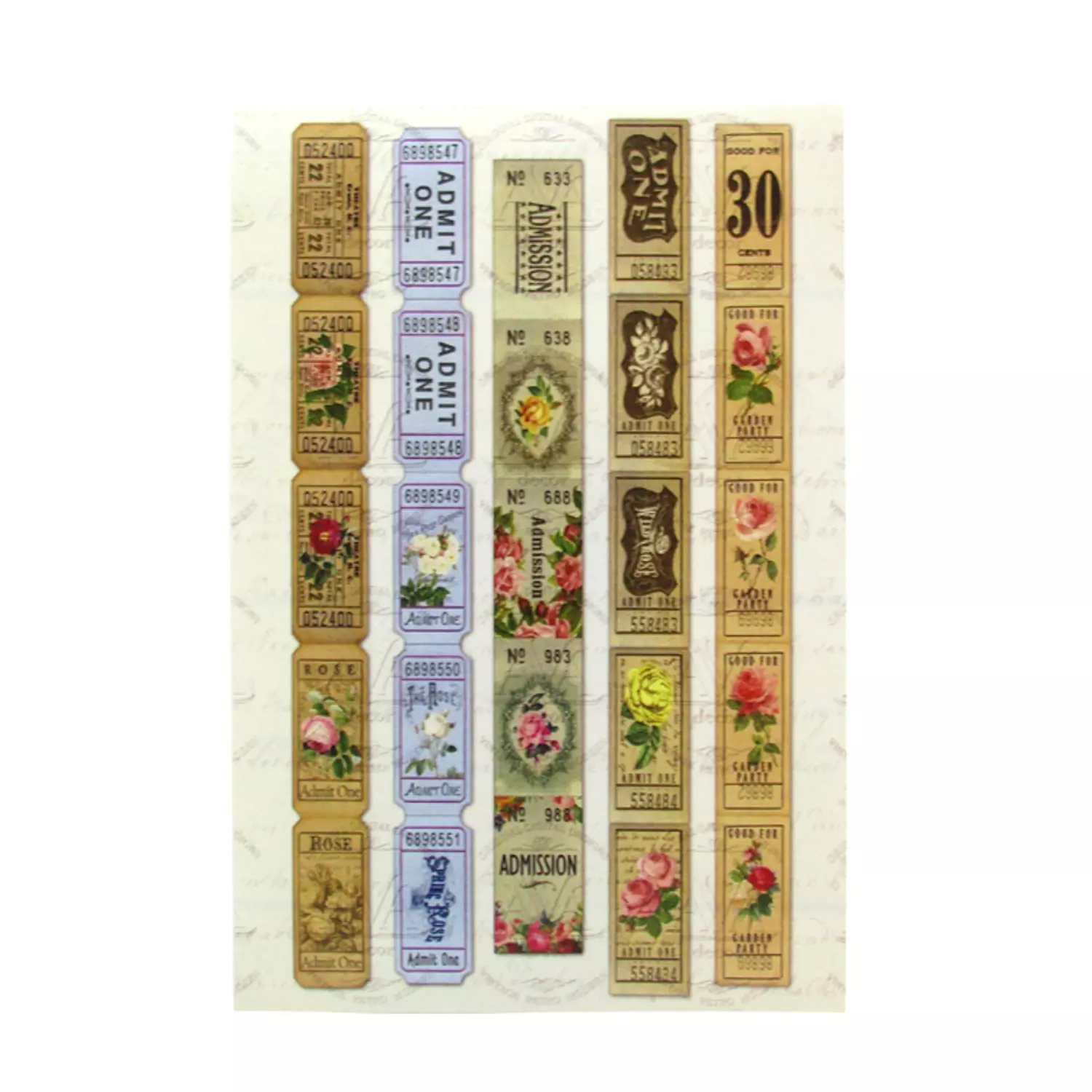 Stickers With Stamps designs - A5 20