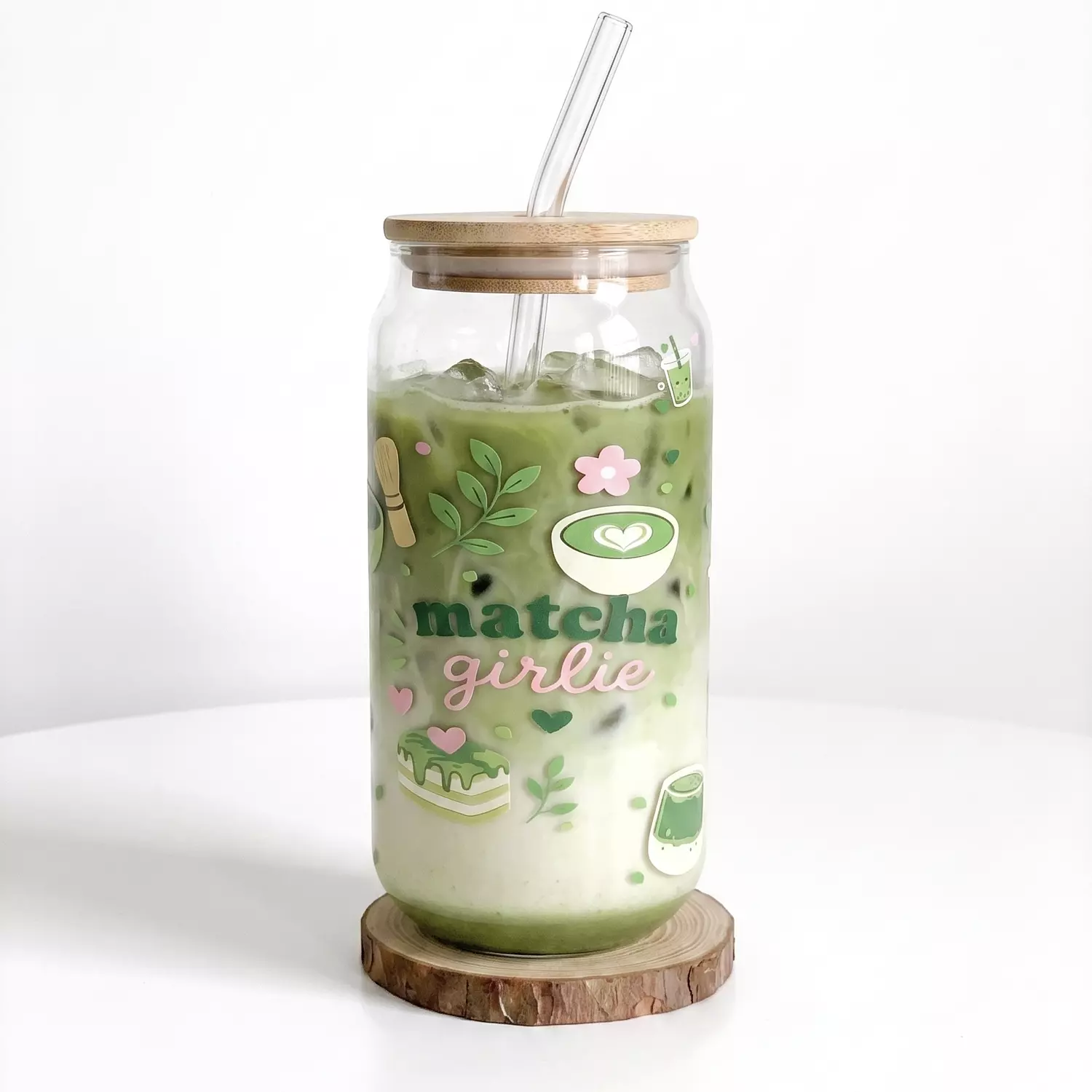 “Matcha girlie” Ice cup image