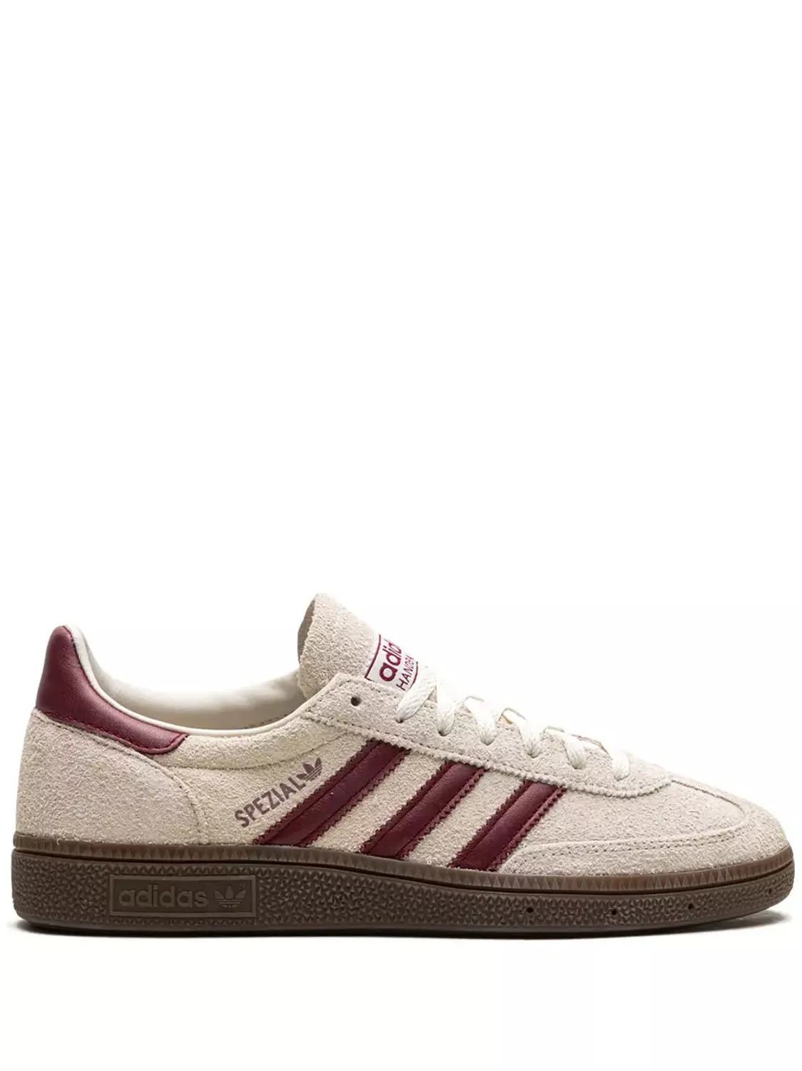 'Handball Special' Off-White and Maroon Sneaker image