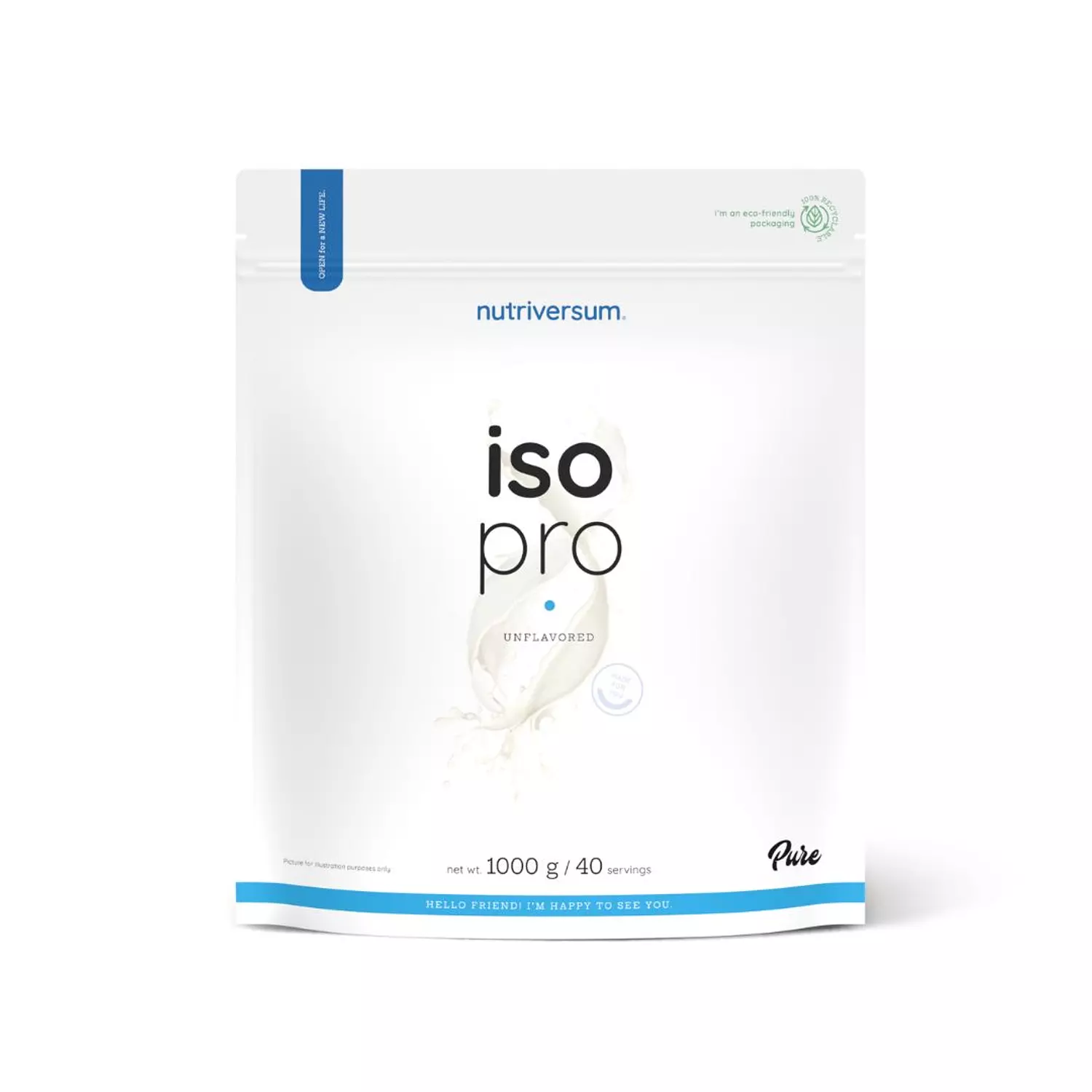 Nutriversum ISO Pro – 1kg Pure Whey Protein Isolate for Lean Muscle & Recovery