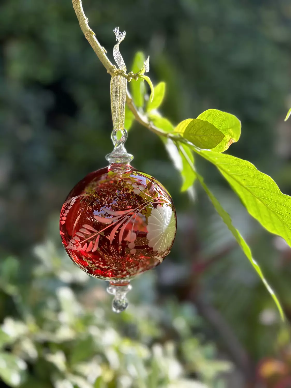 Christmas Glass Ornament image