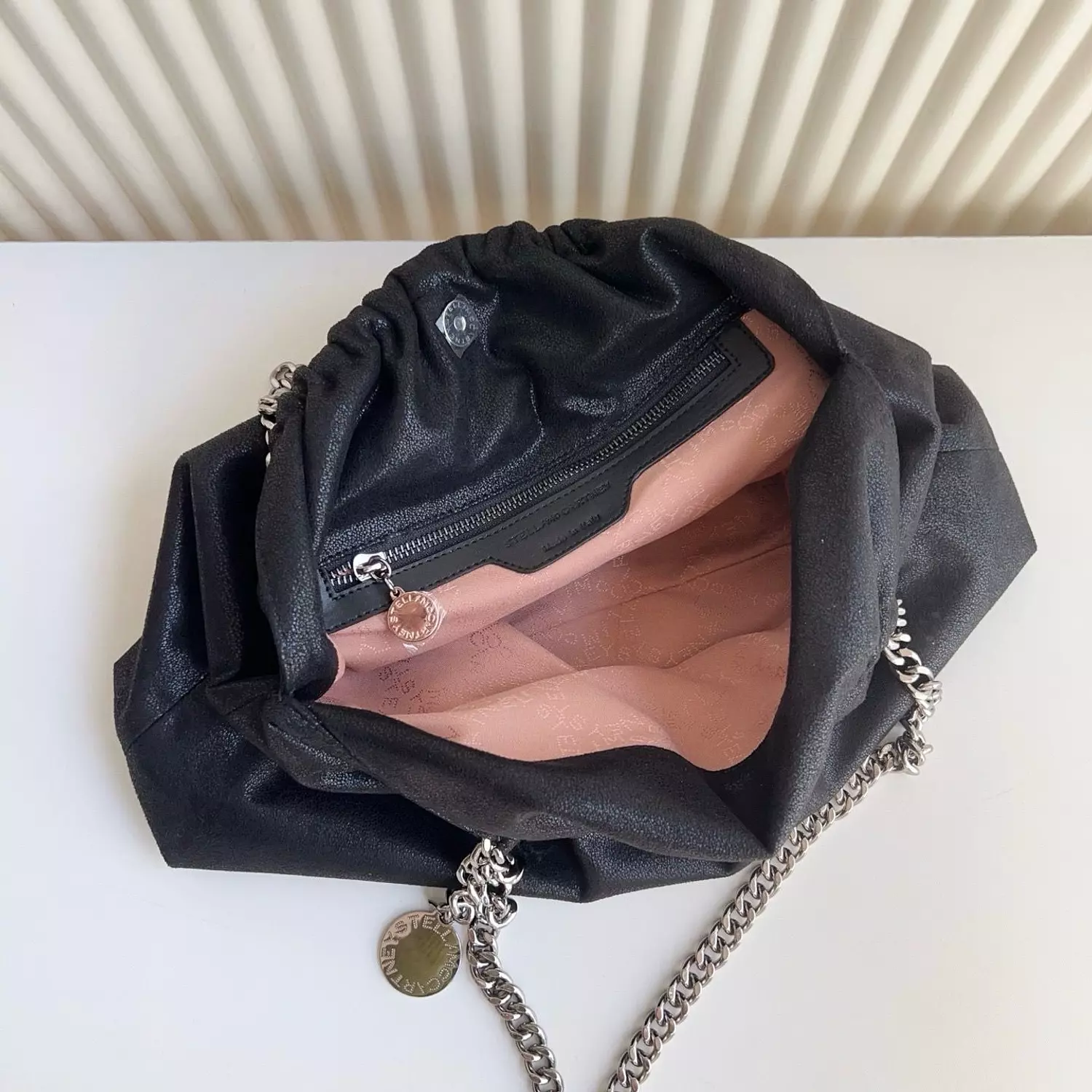 STELLA MCCARTNEY  Falabella Chain Shoulder Bag - Black 4