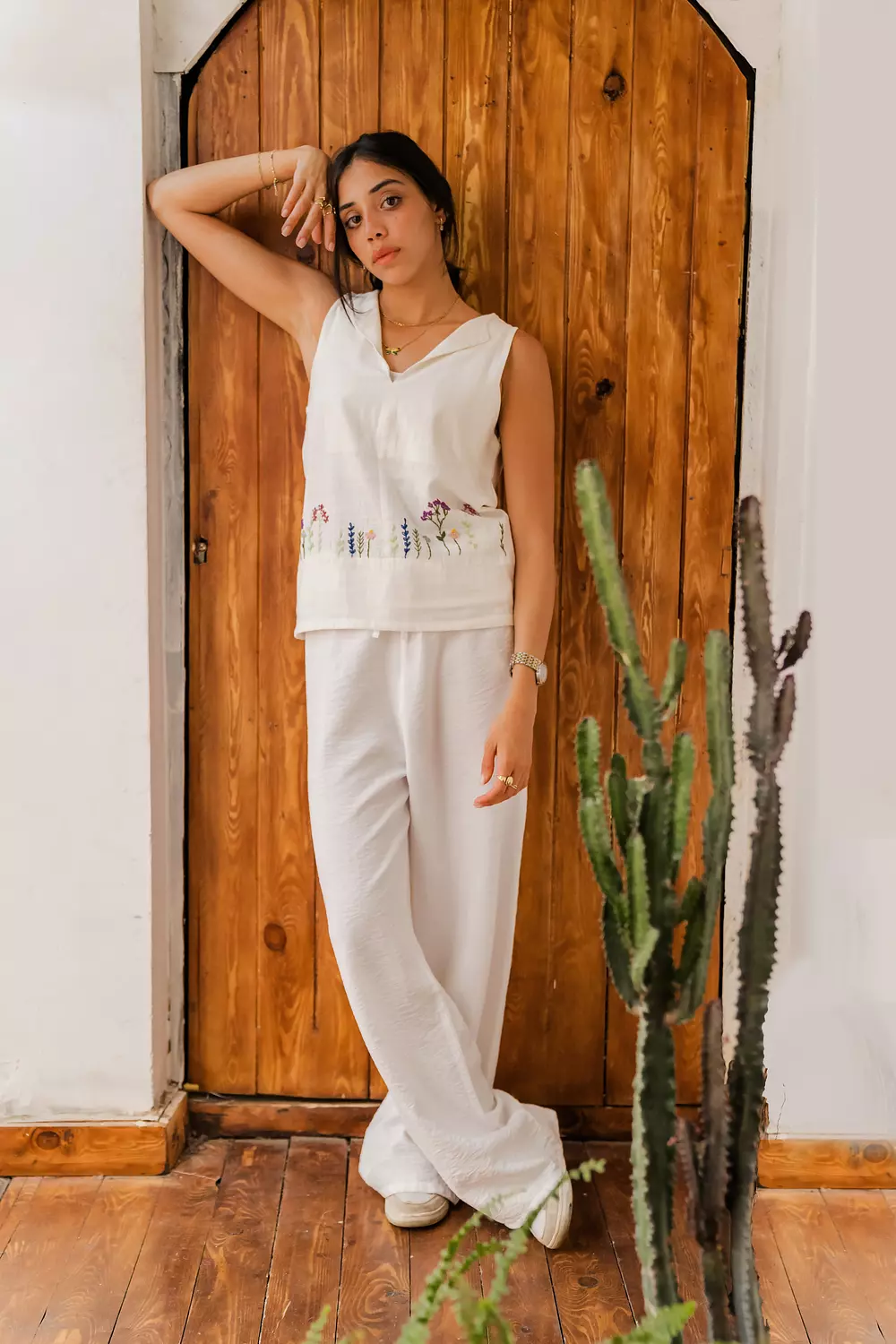  Blossom Linen Blouse hover image