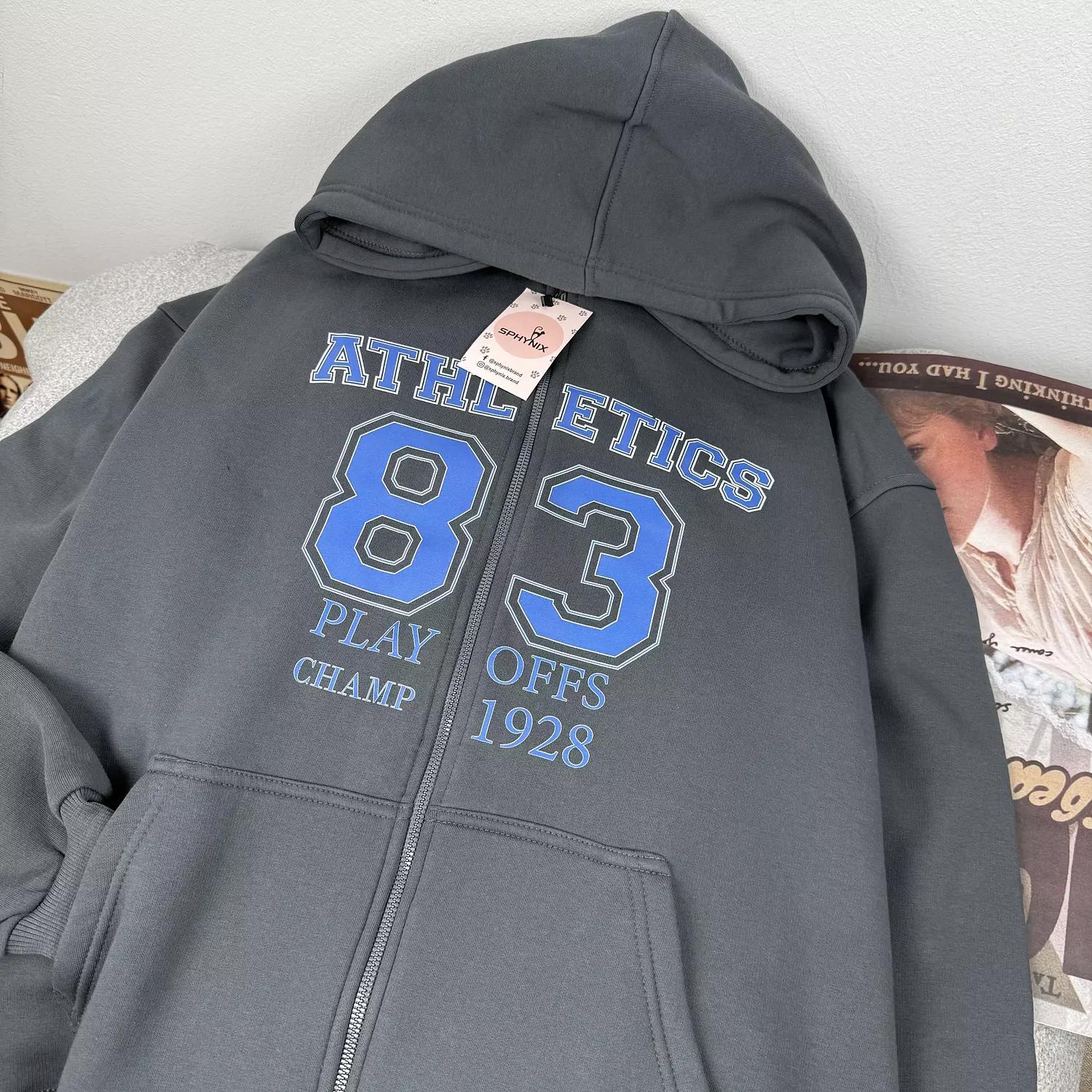 Athletic Zip-up Hoodie 6