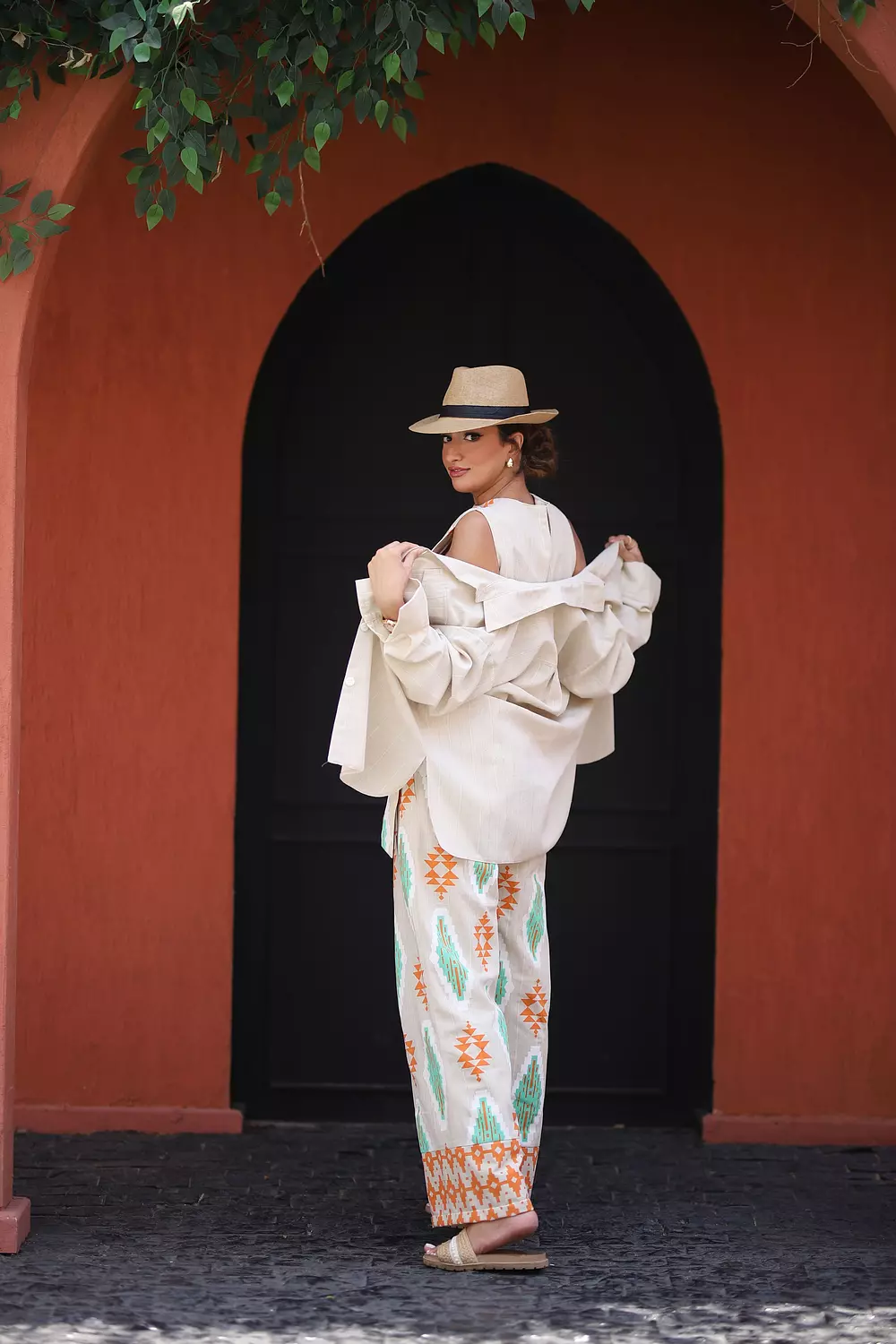 Linen Nude Shirt 2
