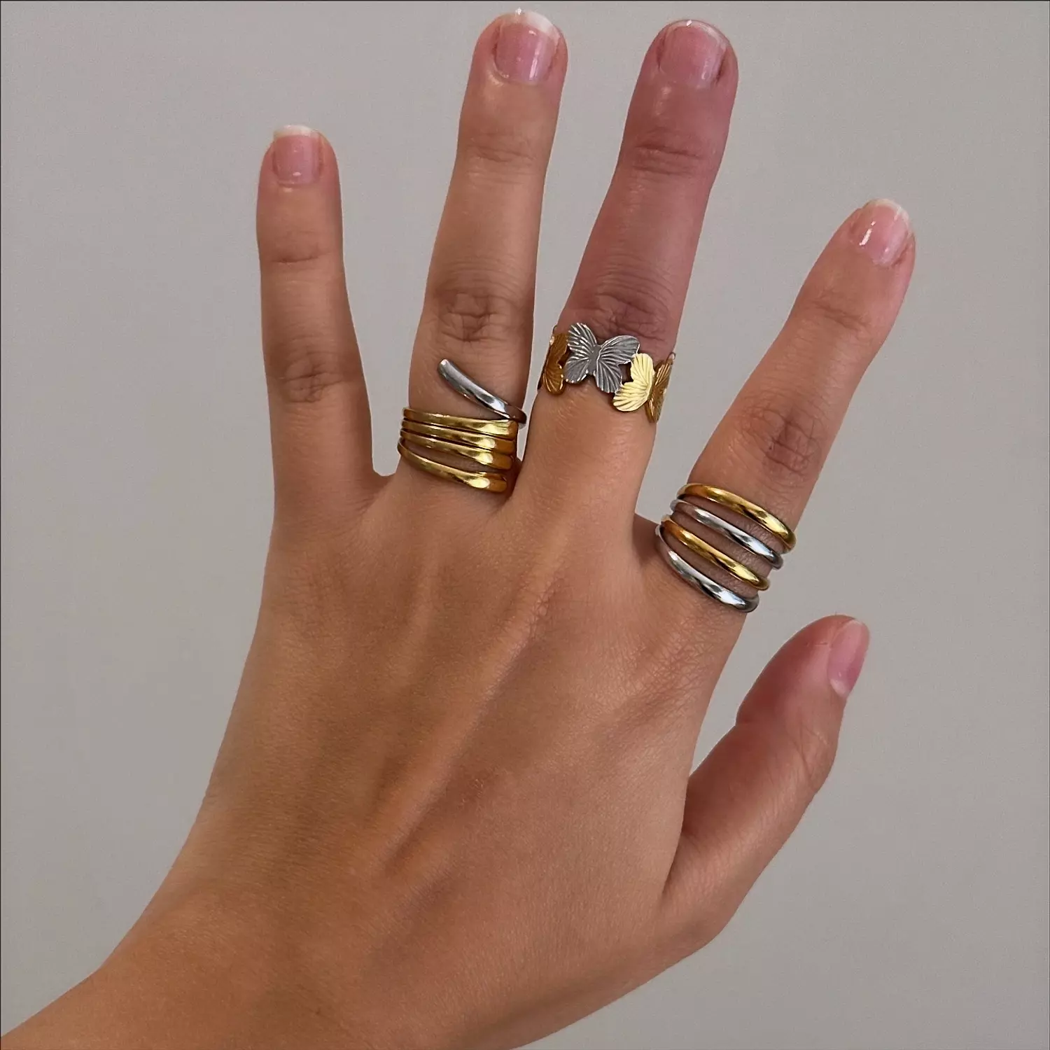 SilverxGold Rings  hover image