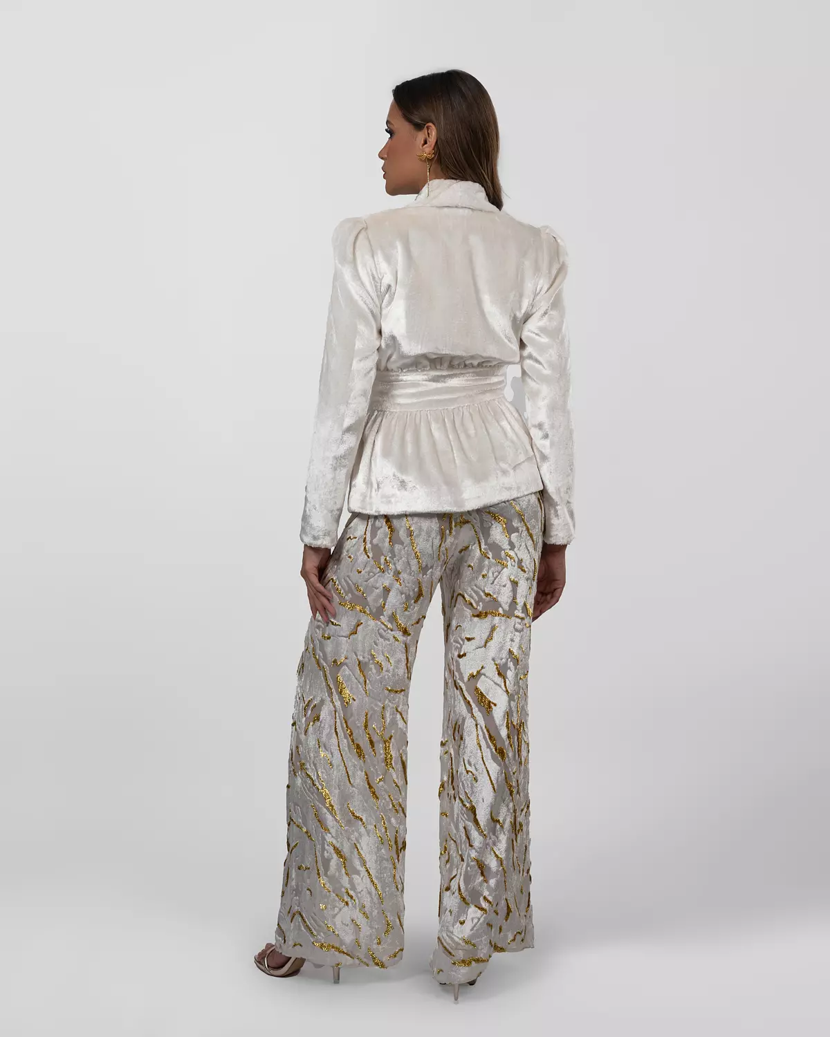 White Velvet Jacket  5